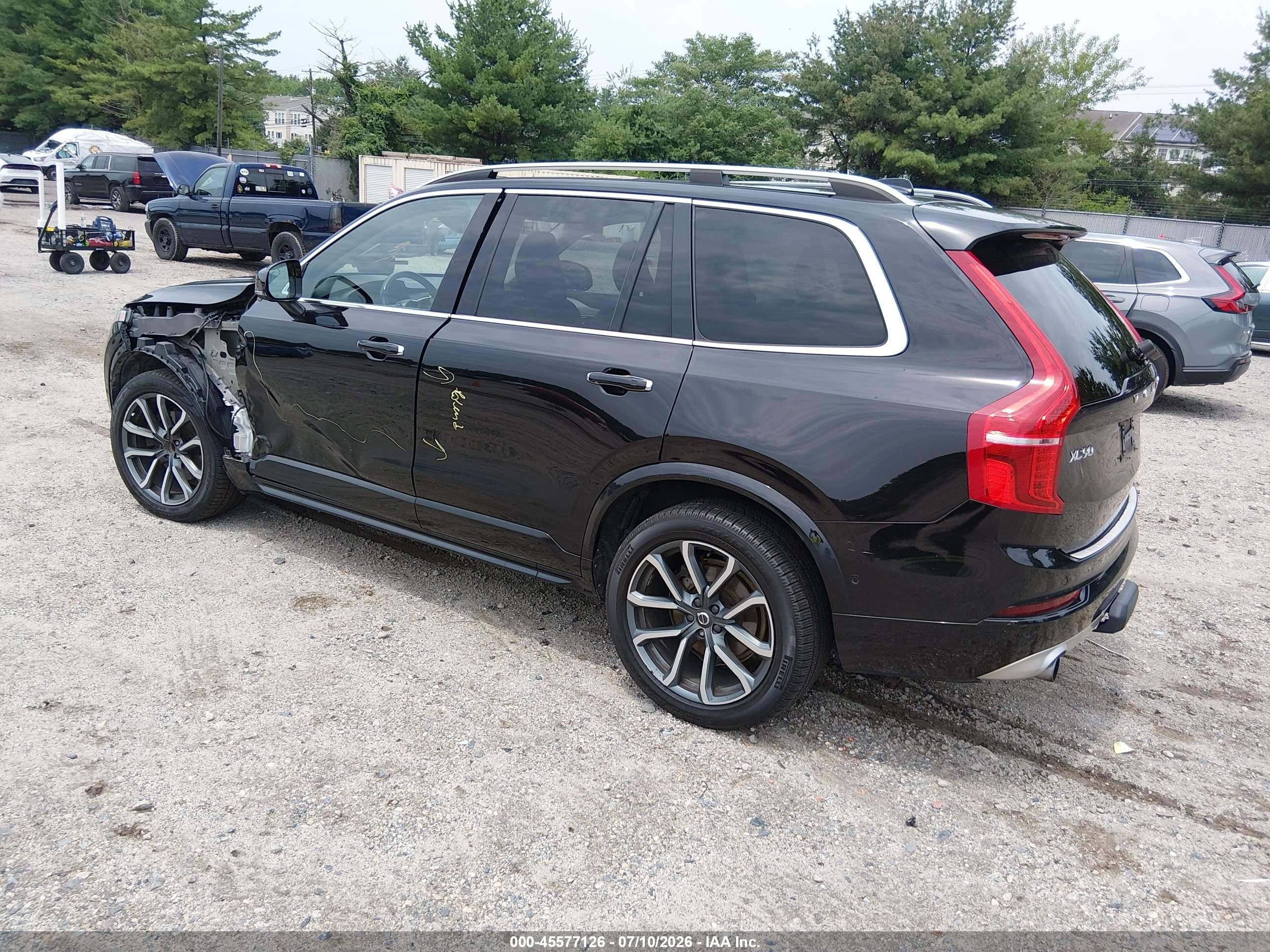 2018 Volvo Xc90 VIN YV4102PK6J1370403 IAAI salvage auction — Side, Salvage (New Jersey), sold $3,250 on 2026-09-12 (photo 3)