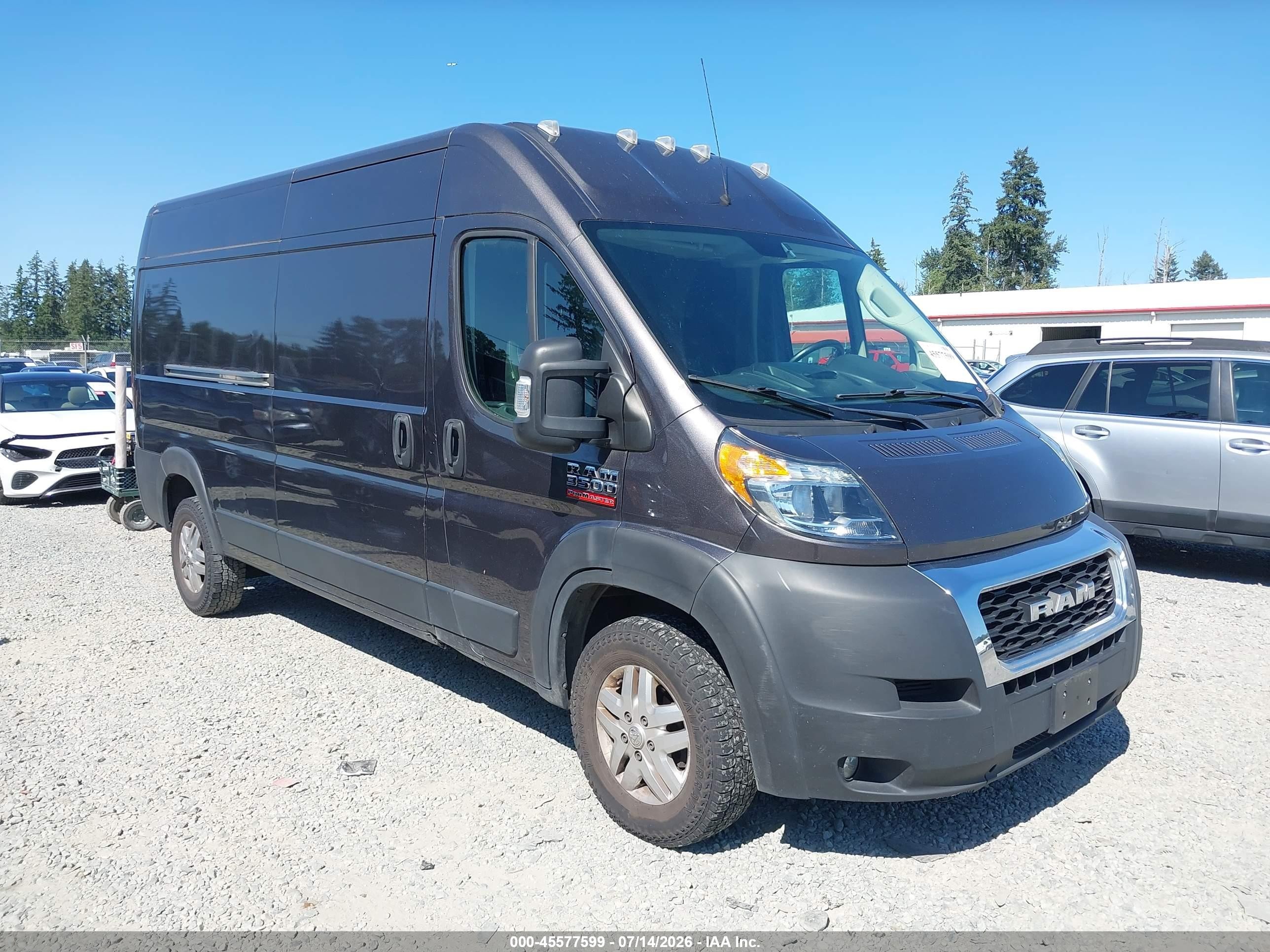 2021 Ram ProMaster 3500 VIN 3C6MRVHGXME519549 — IAAI salvage auction photo