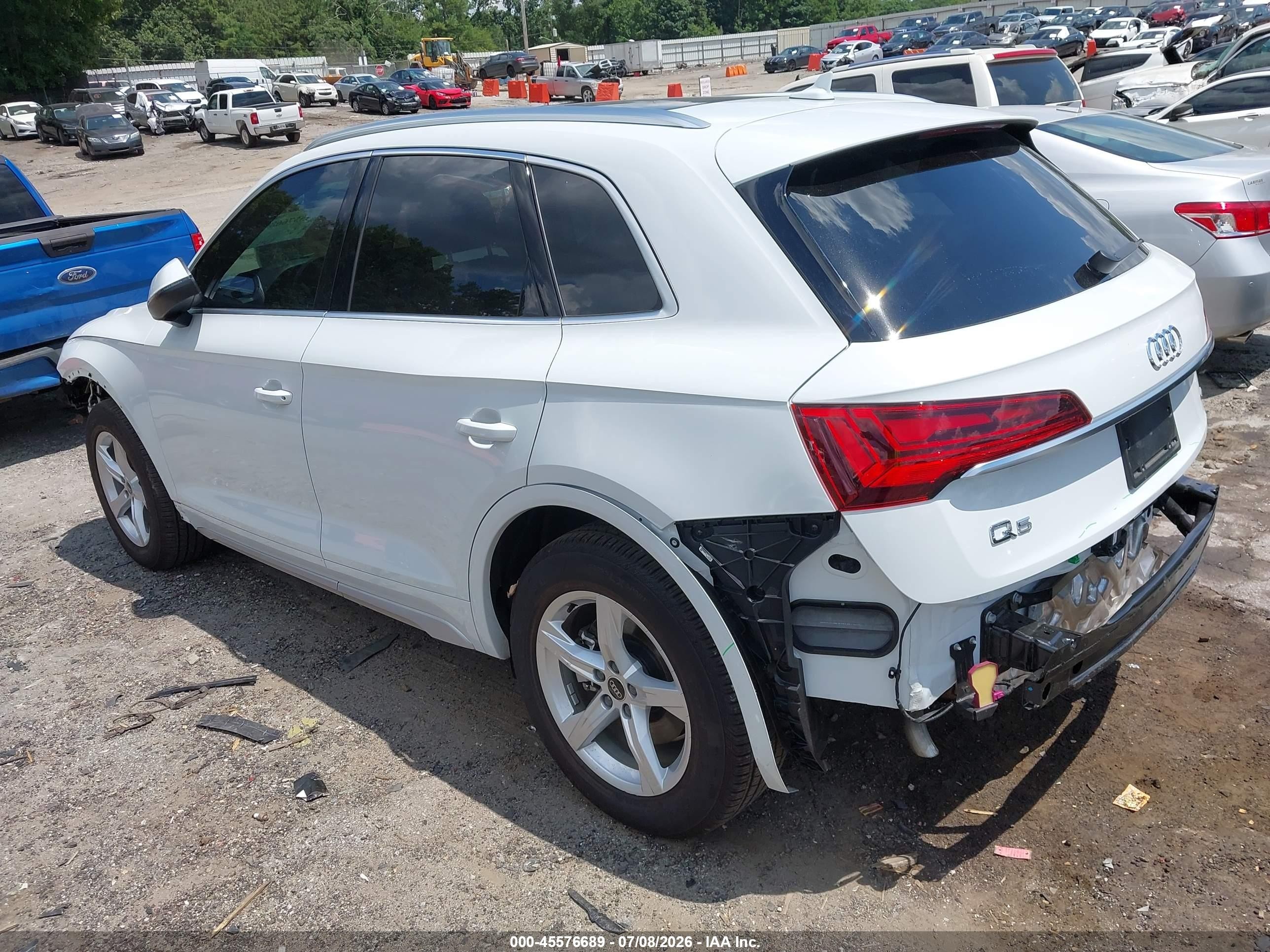 2024 Audi Q5 VIN WA1ABAFY9R2150895 IAAI salvage auction — Rear End, Salvage (Georgia), sold $13,100 on 2026-09-01 (photo 3)