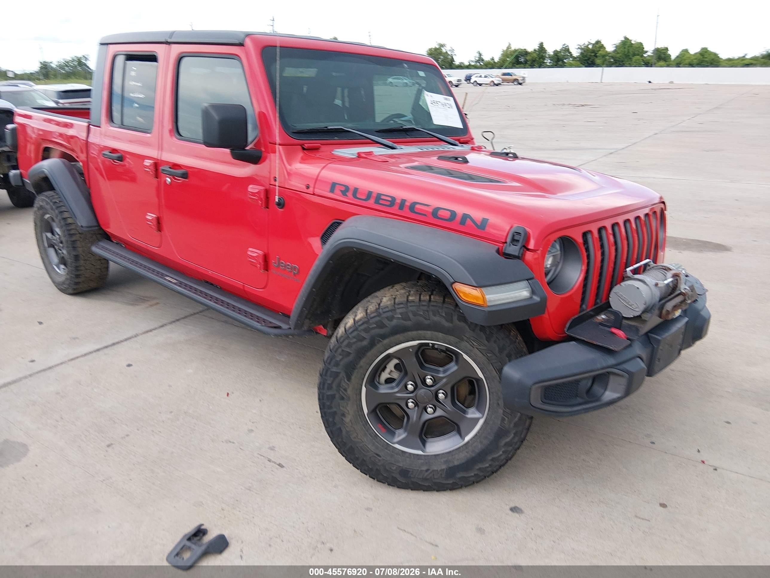 2020 Jeep Gladiator VIN 1C6JJTBG1LL139089 — IAAI salvage auction photo