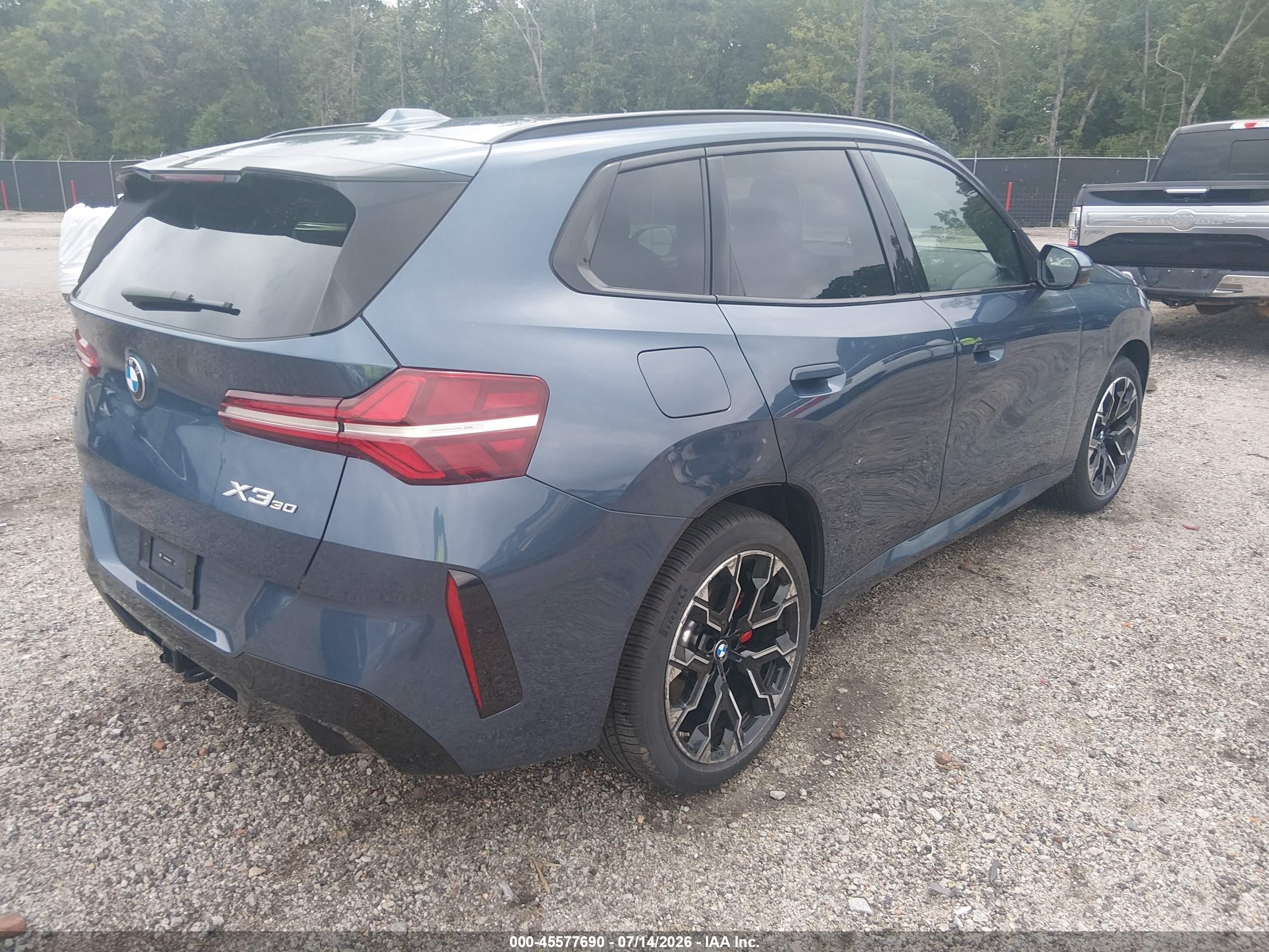 2025 BMW X3 VIN 5UX53GP08S9073092 IAAI salvage auction — Unknown, Clear (South Carolina), sold $31,250 on 2026-09-16 (photo 4)
