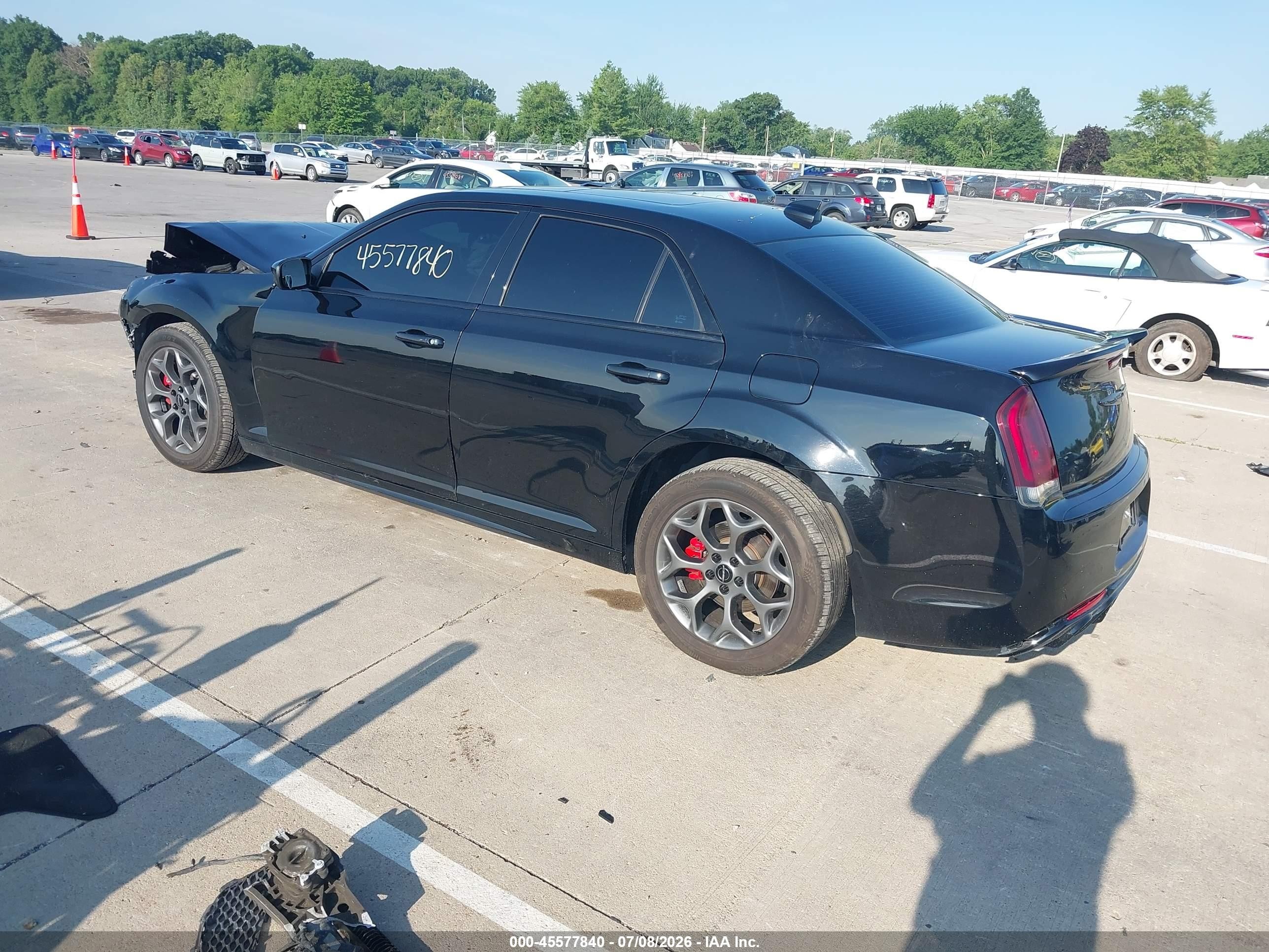 2018 Chrysler 300 VIN 2C3CCAGG3JH130384 IAAI salvage auction — Front End, Clear (Indiana), sold $2,850 on 2026-10-11 (photo 3)