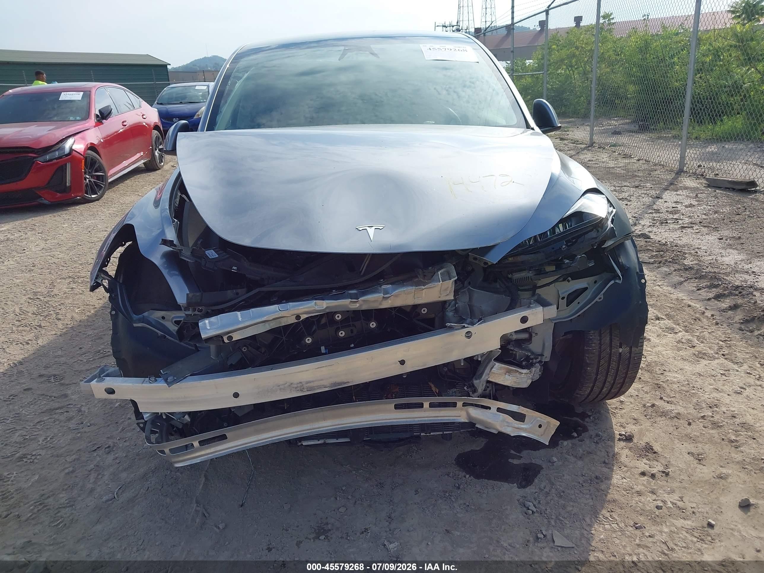 2024 Tesla Model Y VIN 7SAYGDEF6RA320277 IAAI salvage auction — Front End, Salvage (Idaho), sold $9,600 on 2026-09-12 (photo 6)