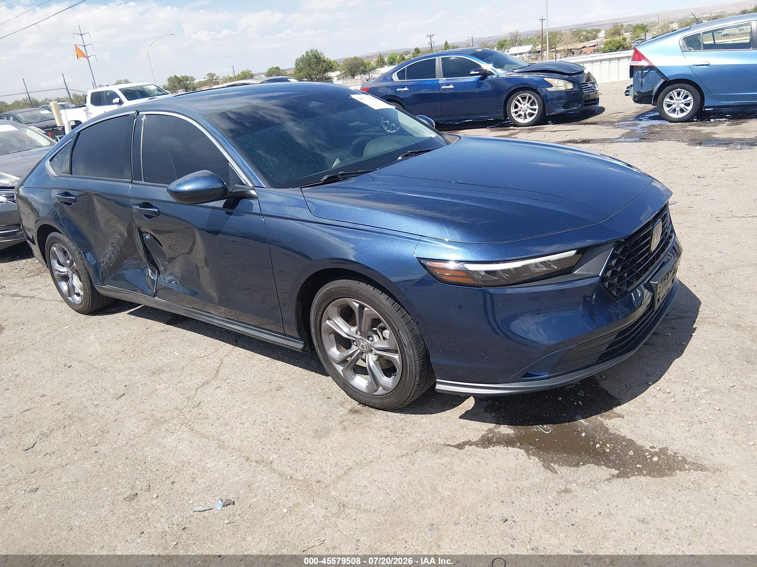 2024 Honda Accord VIN 1HGCY1F38RA076054 — IAAI salvage auction photo