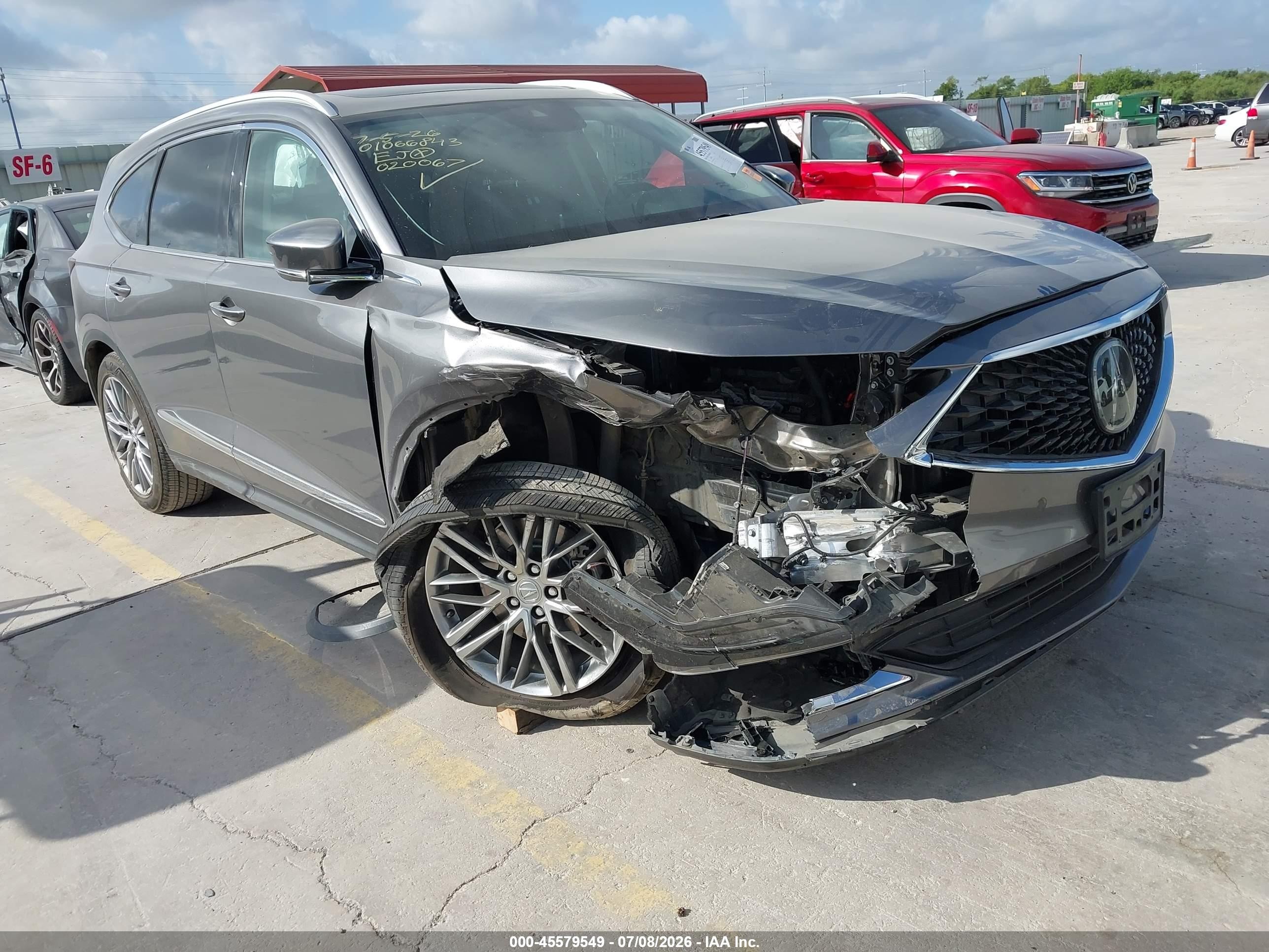 2024 Acura MDX VIN 5J8YE1H87RL020067 — IAAI salvage auction photo