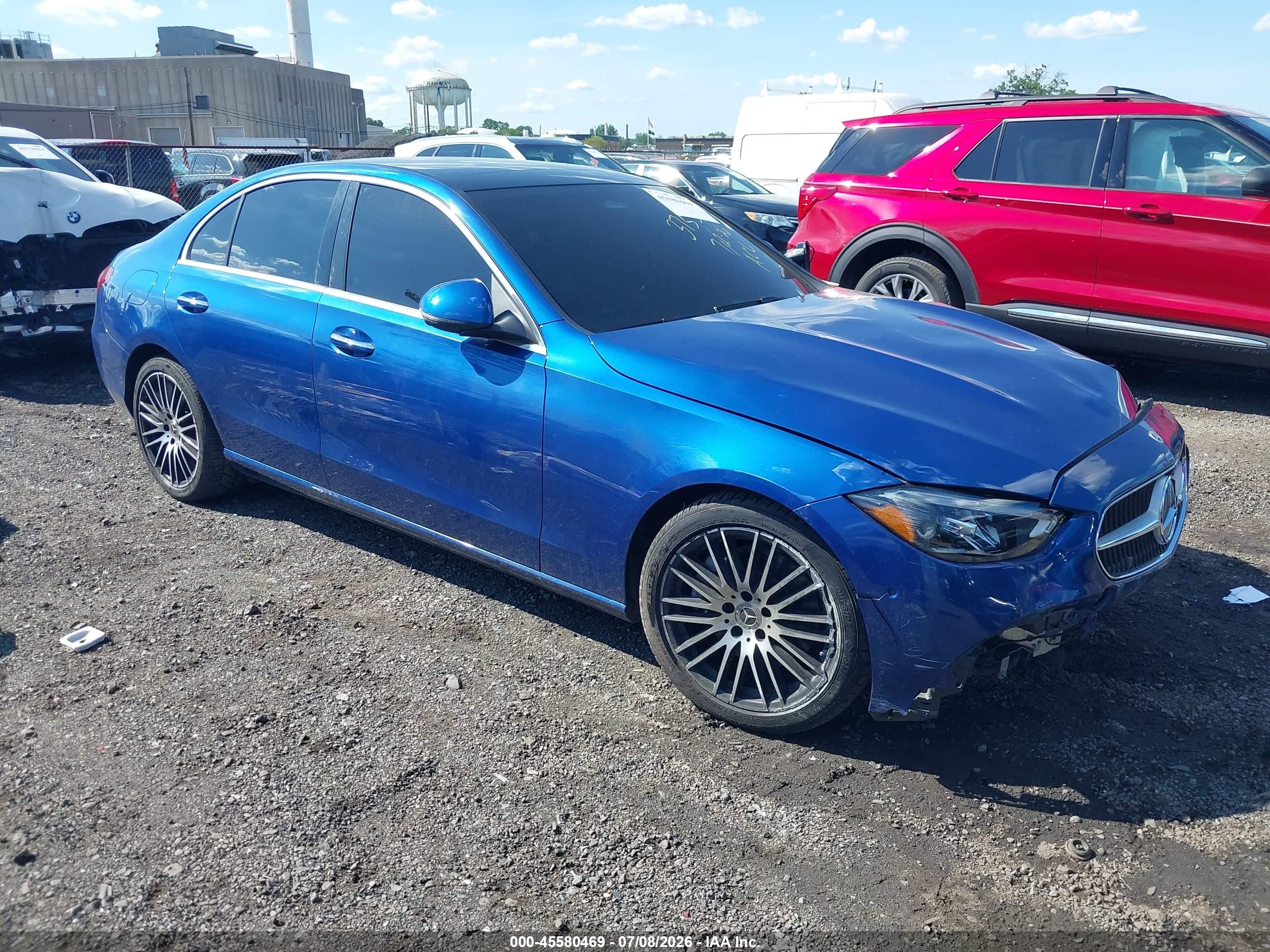 2024 Mercedes-Benz C-Class VIN W1KAF4HB7RR156549 — IAAI salvage auction photo