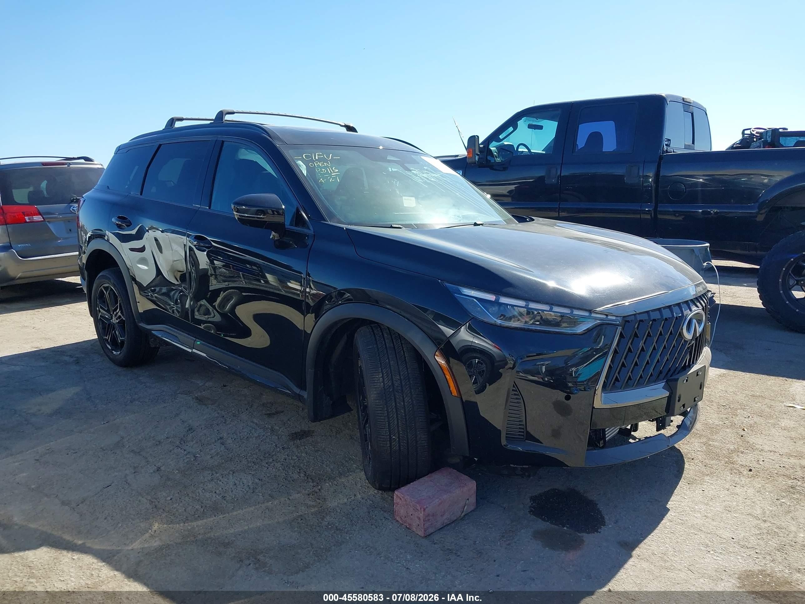 2026 Infiniti QX60 VIN 5N1AL1FW5TC348940 — IAAI salvage auction photo