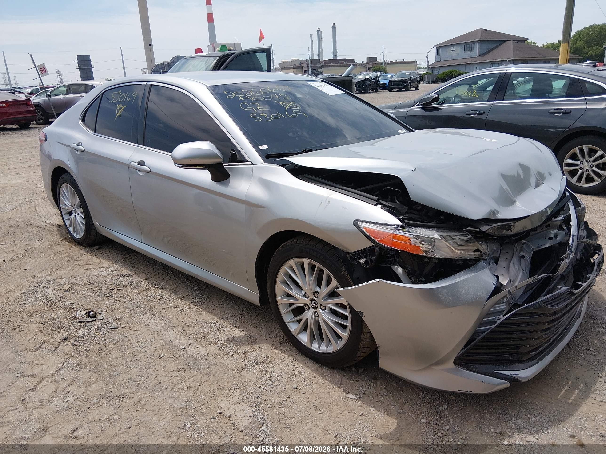 2020 Toyota Camry Hybrid VIN 4T1F31AK3LU530169 — IAAI salvage auction photo