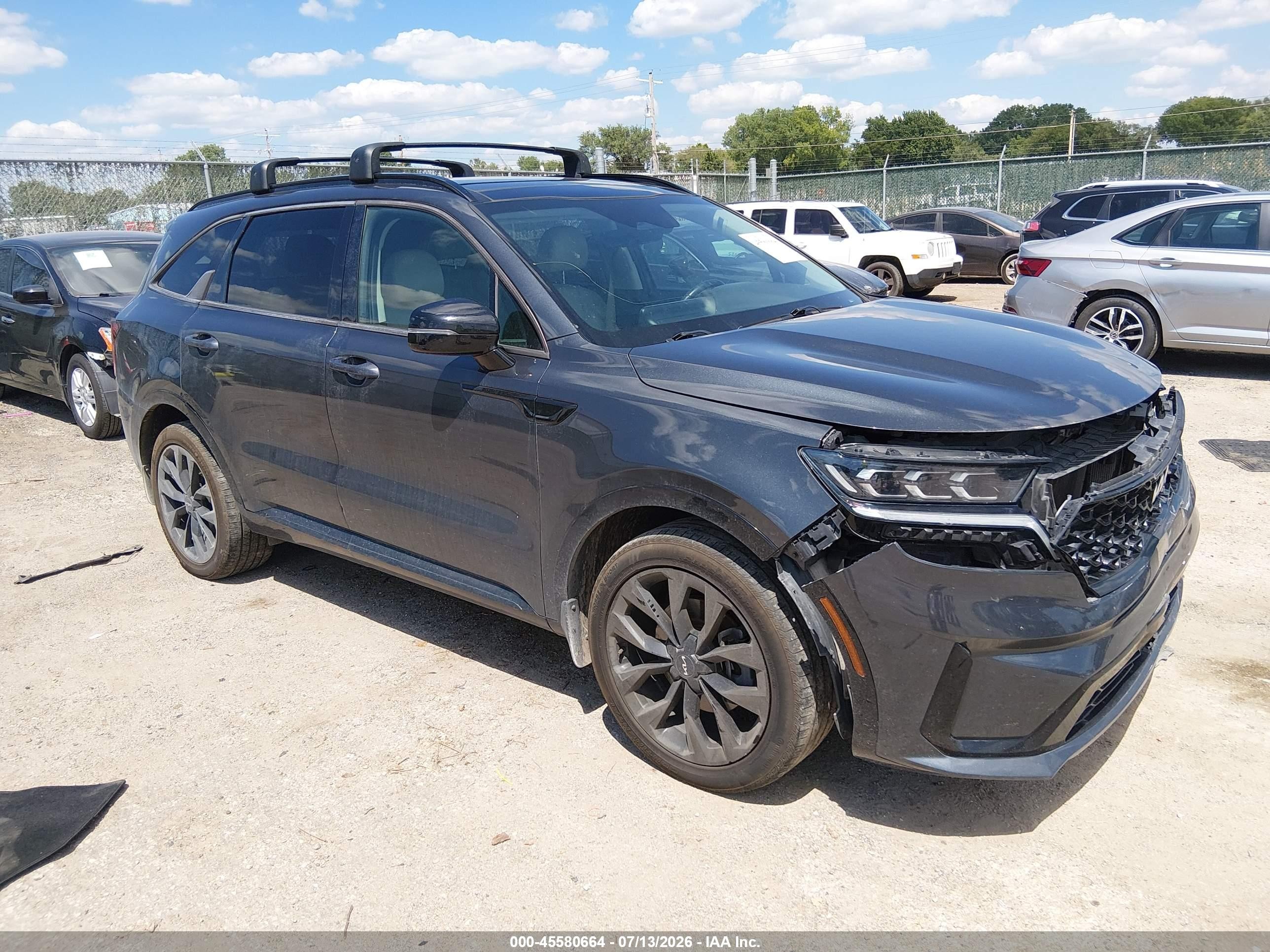 2022 Kia Sorento VIN 5XYRK4LF1NG148989 — IAAI salvage auction photo