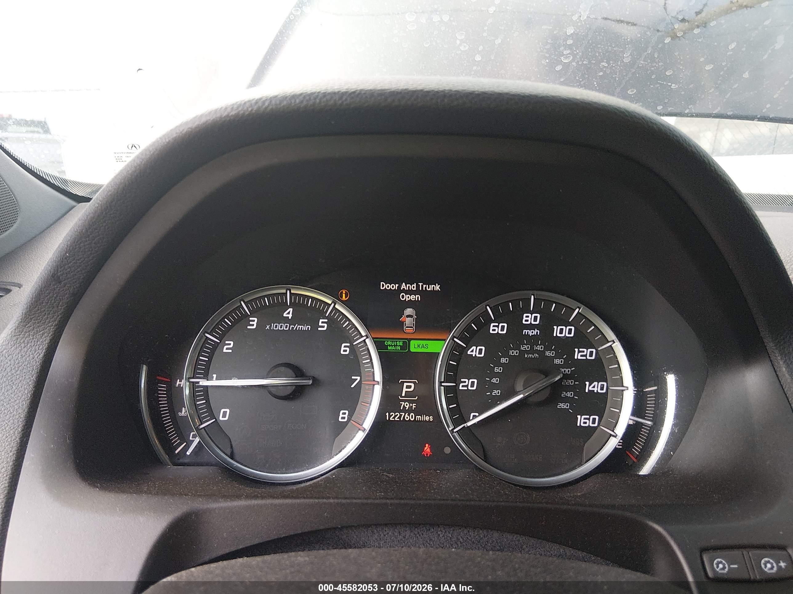 2015 Acura Tlx VIN 19UUB2F55FA003748 IAAI salvage auction — Rear End, Clear (Indiana), sold $4,000 on 2026-09-07 (photo 7)