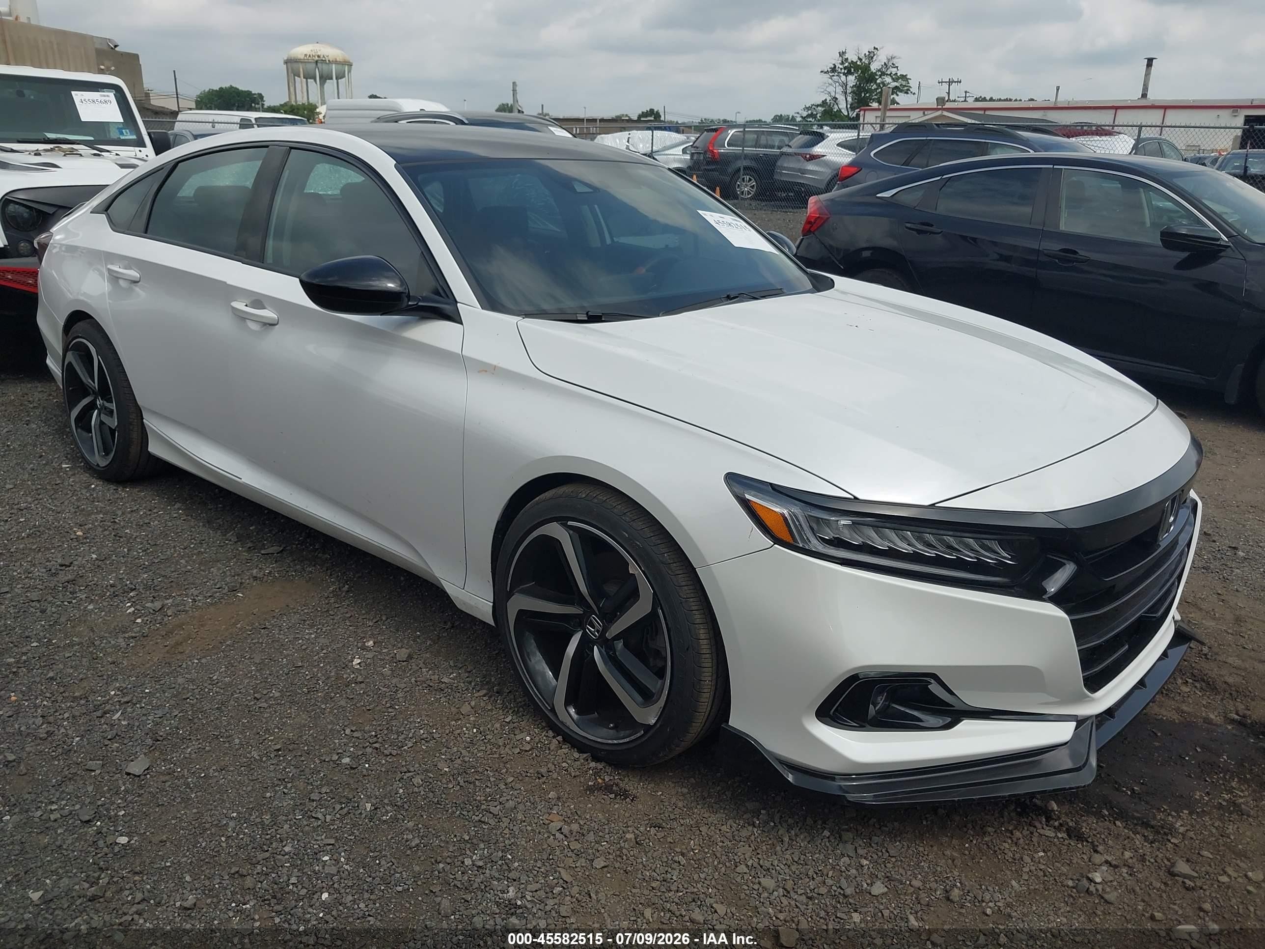2022 Honda Accord VIN 1HGCV1F4XNA041480 — IAAI salvage auction photo