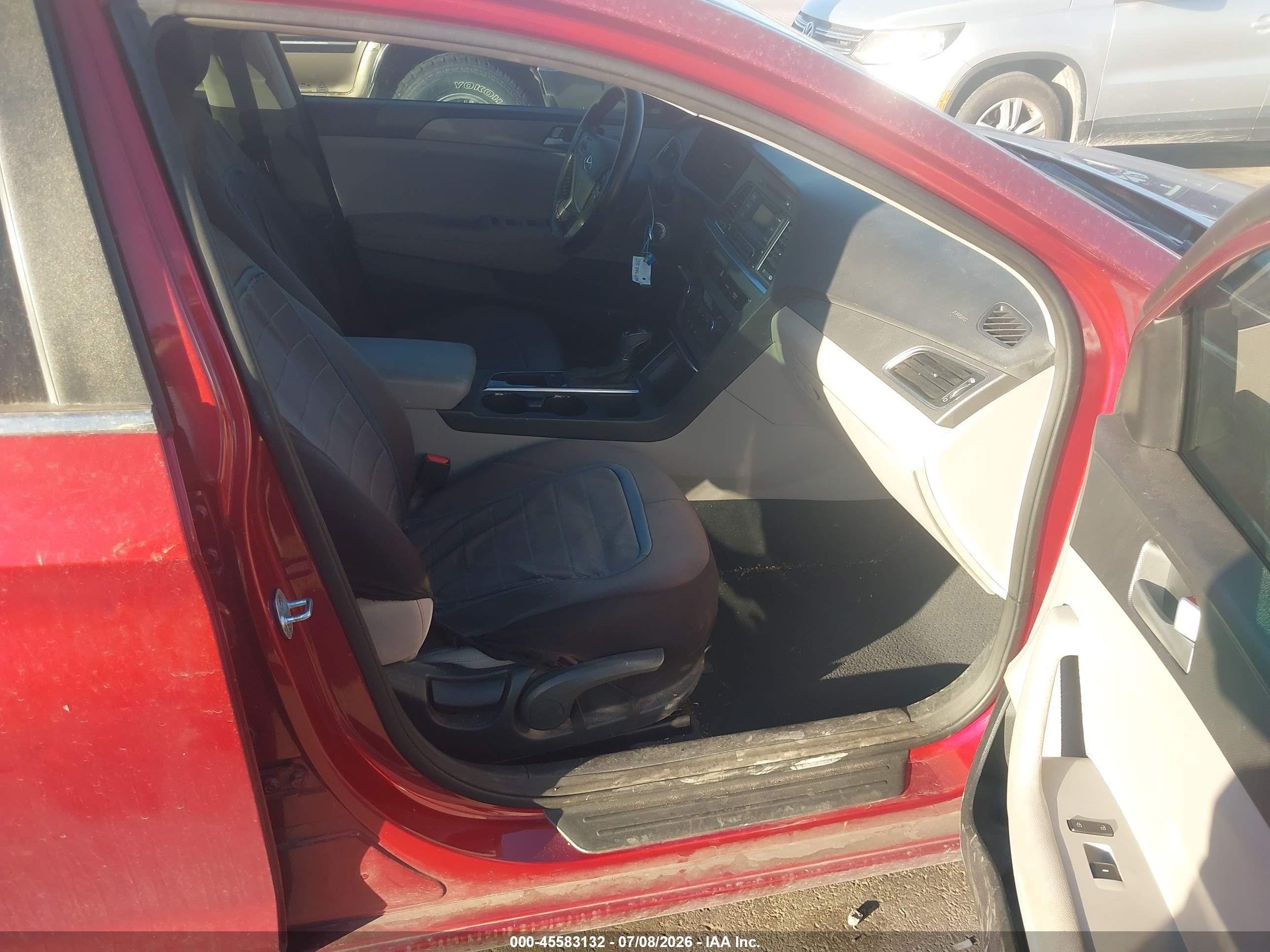 2015 Hyundai Sonata VIN 5NPE24AFXFH010928 IAAI salvage auction — Normal Wear, Clear (Utah), sold $525 on 2026-07-09 (photo 5)