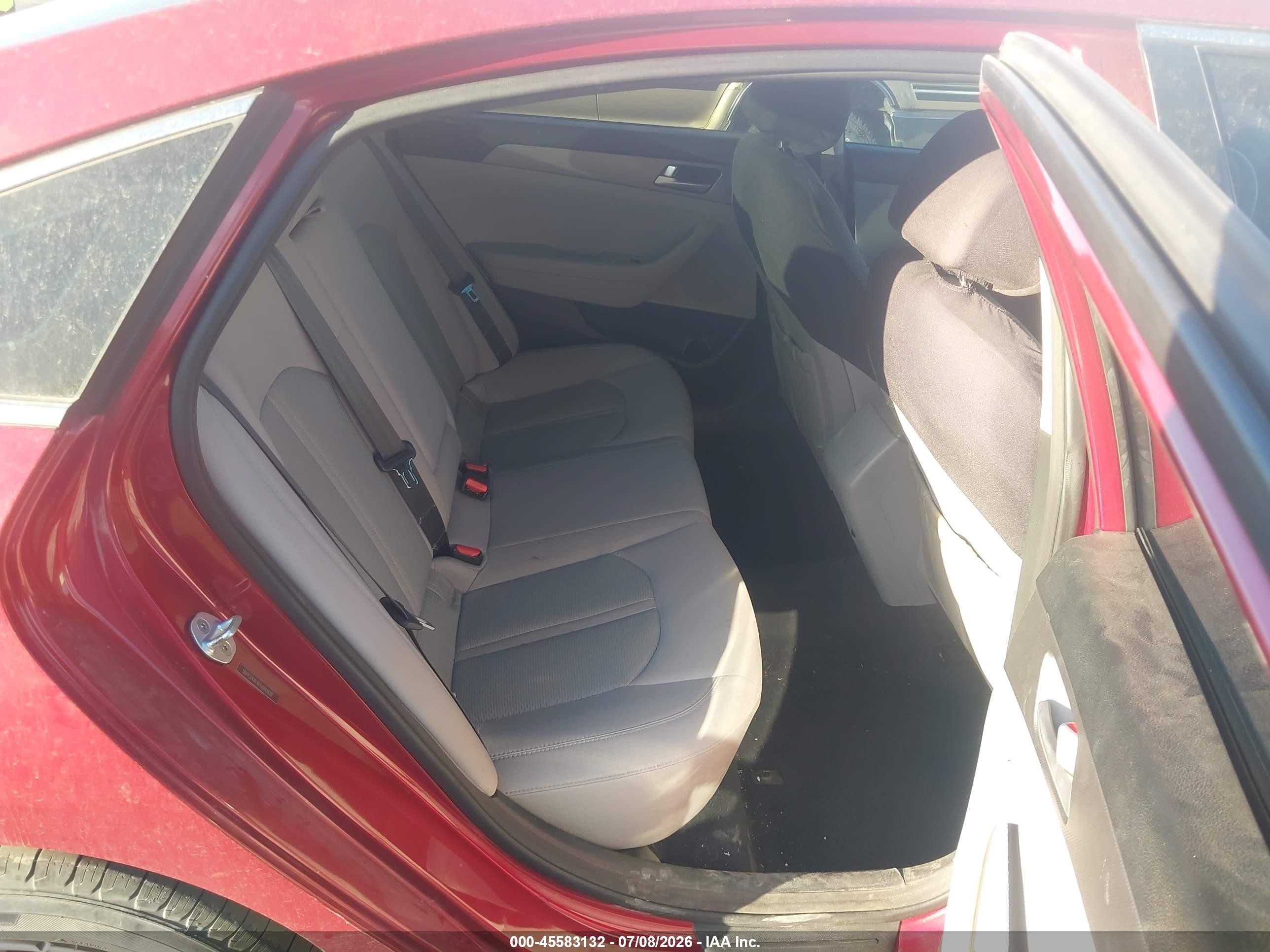 2015 Hyundai Sonata VIN 5NPE24AFXFH010928 IAAI salvage auction — Normal Wear, Clear (Utah), sold $525 on 2026-07-09 (photo 8)