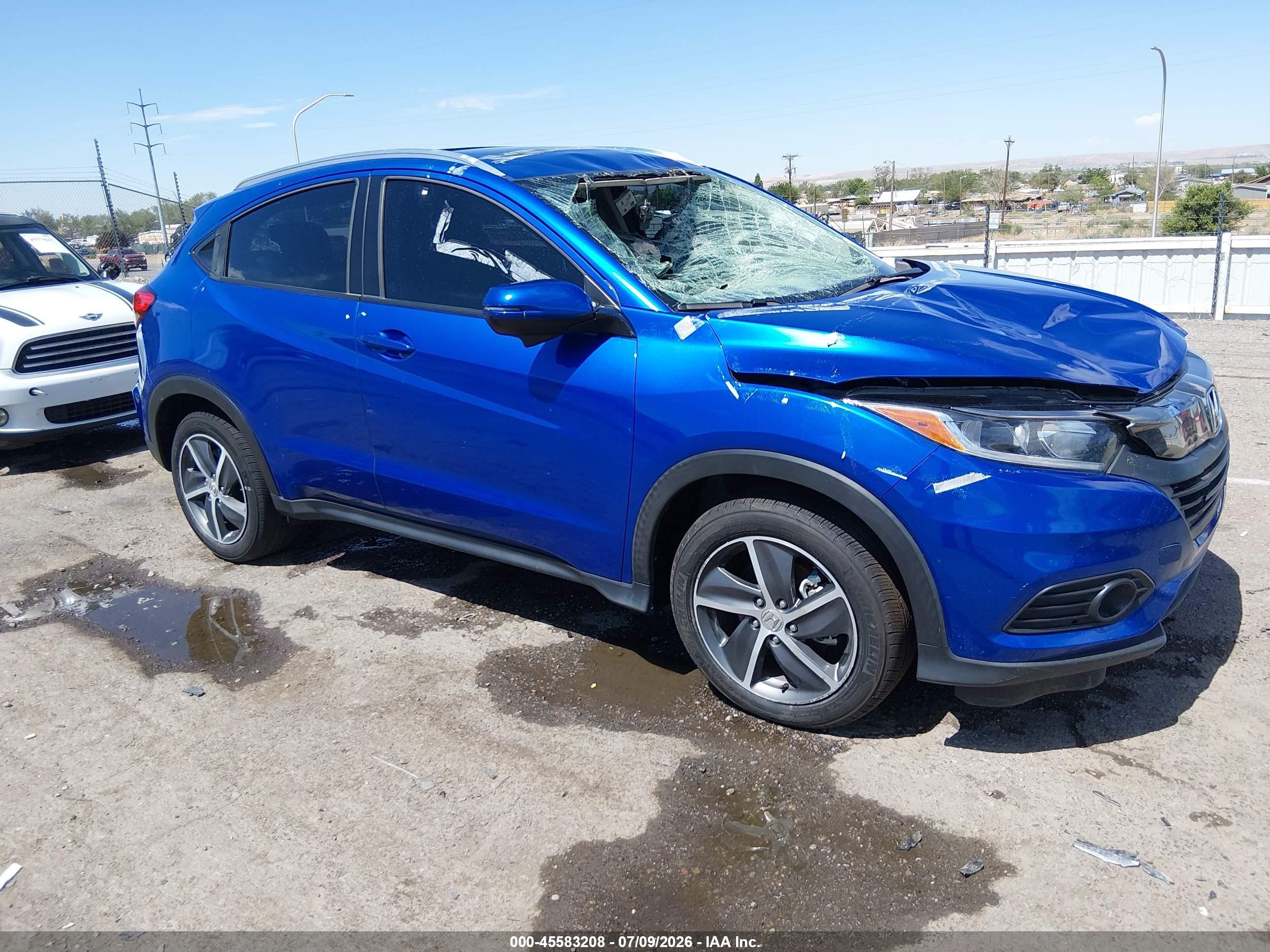 2021 Honda HR-V VIN 3CZRU6H53MM731467 — IAAI salvage auction photo