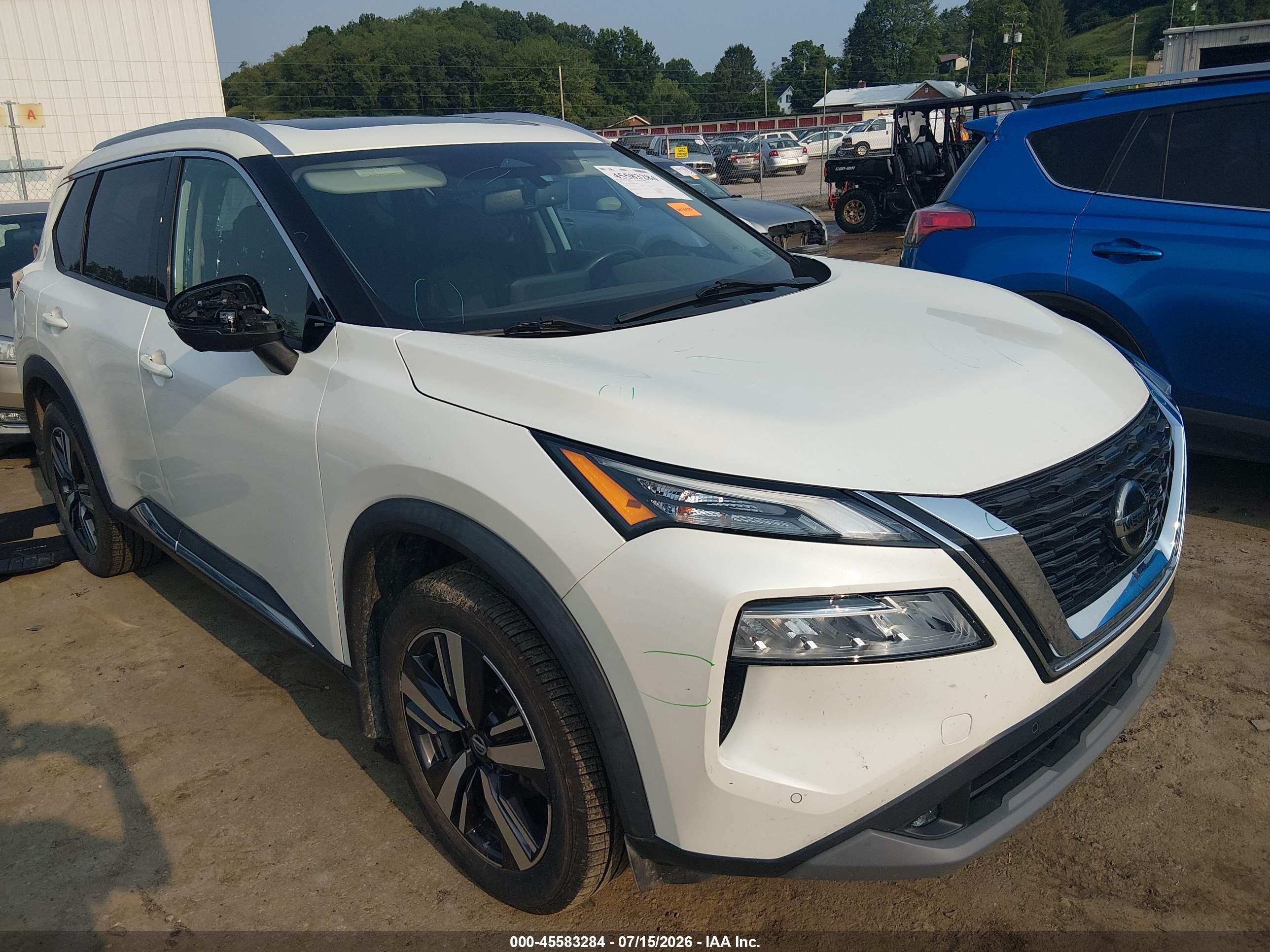 2021 Nissan Rogue VIN 5N1AT3CB3MC724498 — IAAI salvage auction photo