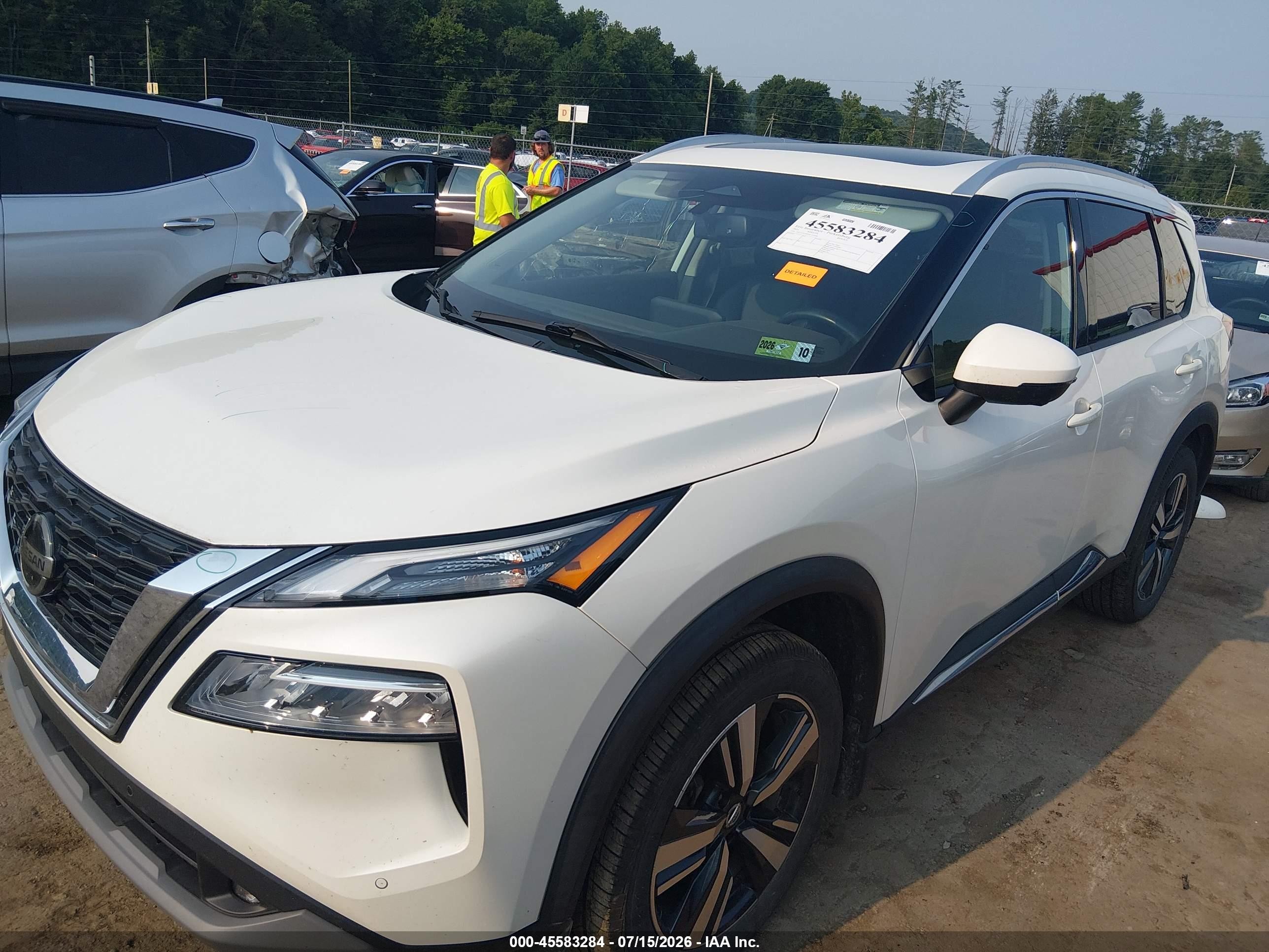2021 Nissan Rogue VIN 5N1AT3CB3MC724498 IAAI salvage auction — Unknown, Salvage (West Virginia), sold $8,300 on 2026-09-04 (photo 2)