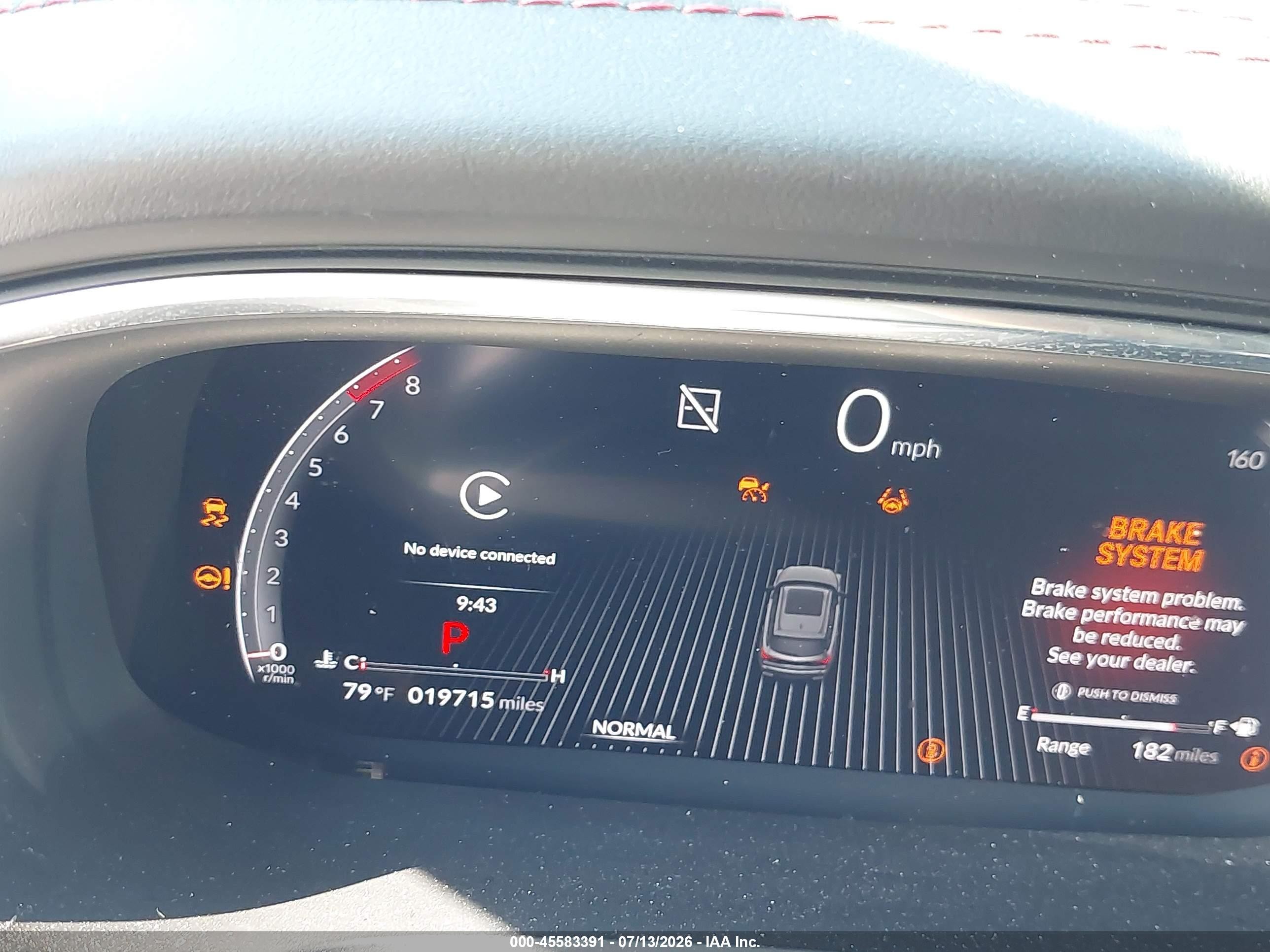 2025 Acura Mdx VIN 5J8YE1H08SL010986 IAAI salvage auction — Unknown, Salvage - 75% Or Less (Maryland), sold $18,450 on 2026-08-26 (photo 7)