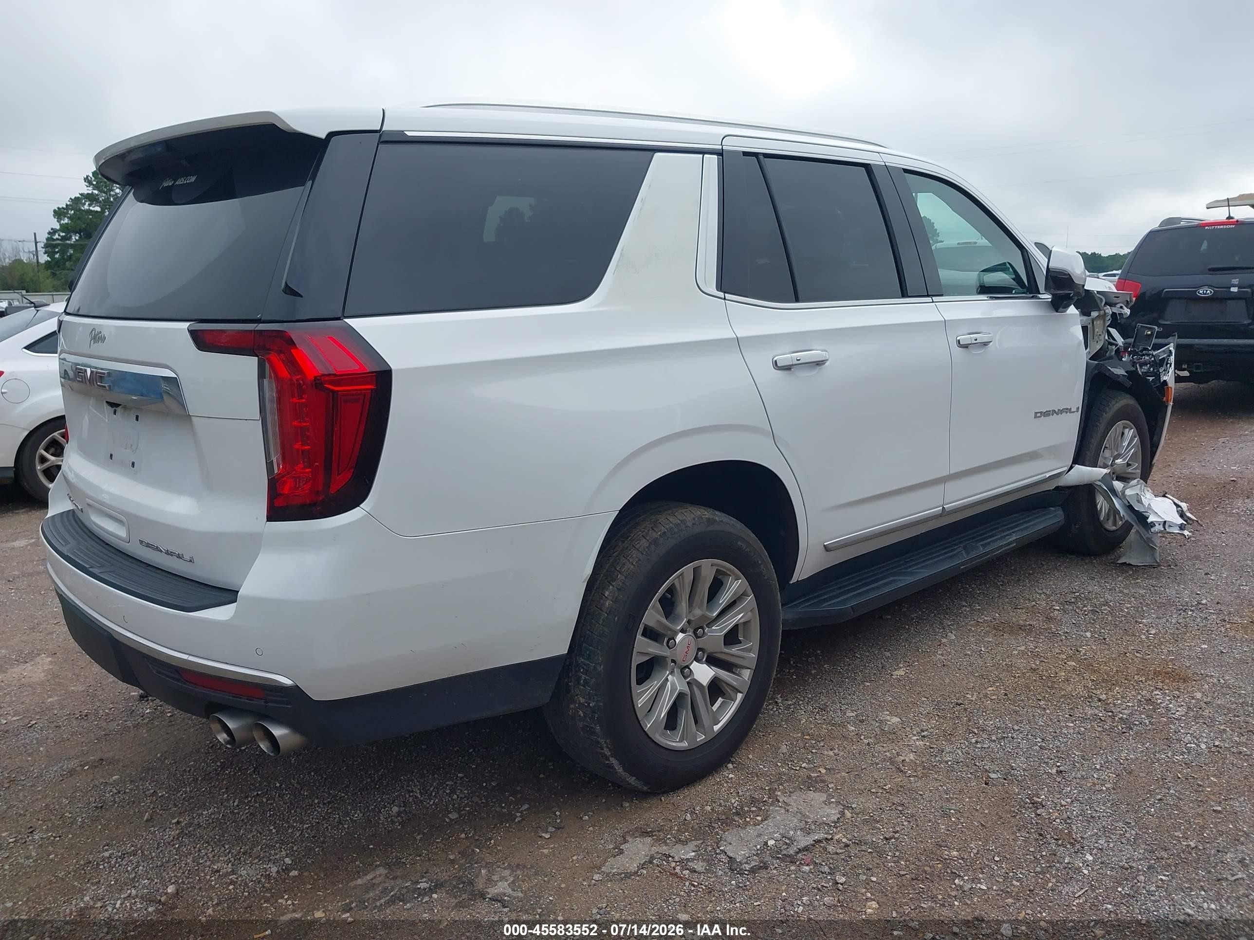 2021 GMC Yukon VIN 1GKS2DKL0MR338845 IAAI salvage auction — Unknown, Original (Texas), sold $24,000 on 2026-09-04 (photo 4)