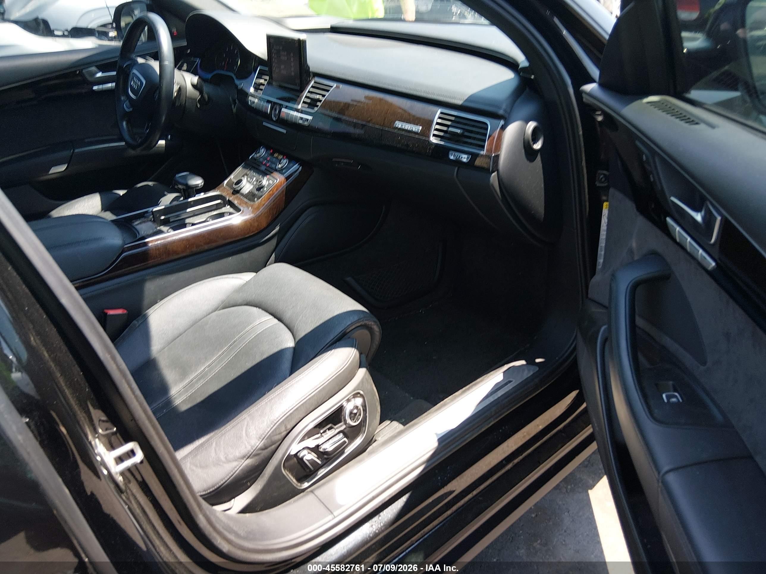 2017 Audi A8 VIN WAU44AFD2HN020512 IAAI salvage auction — Side, Salvage (North Carolina), sold $6,600 on 2026-10-05 (photo 5)