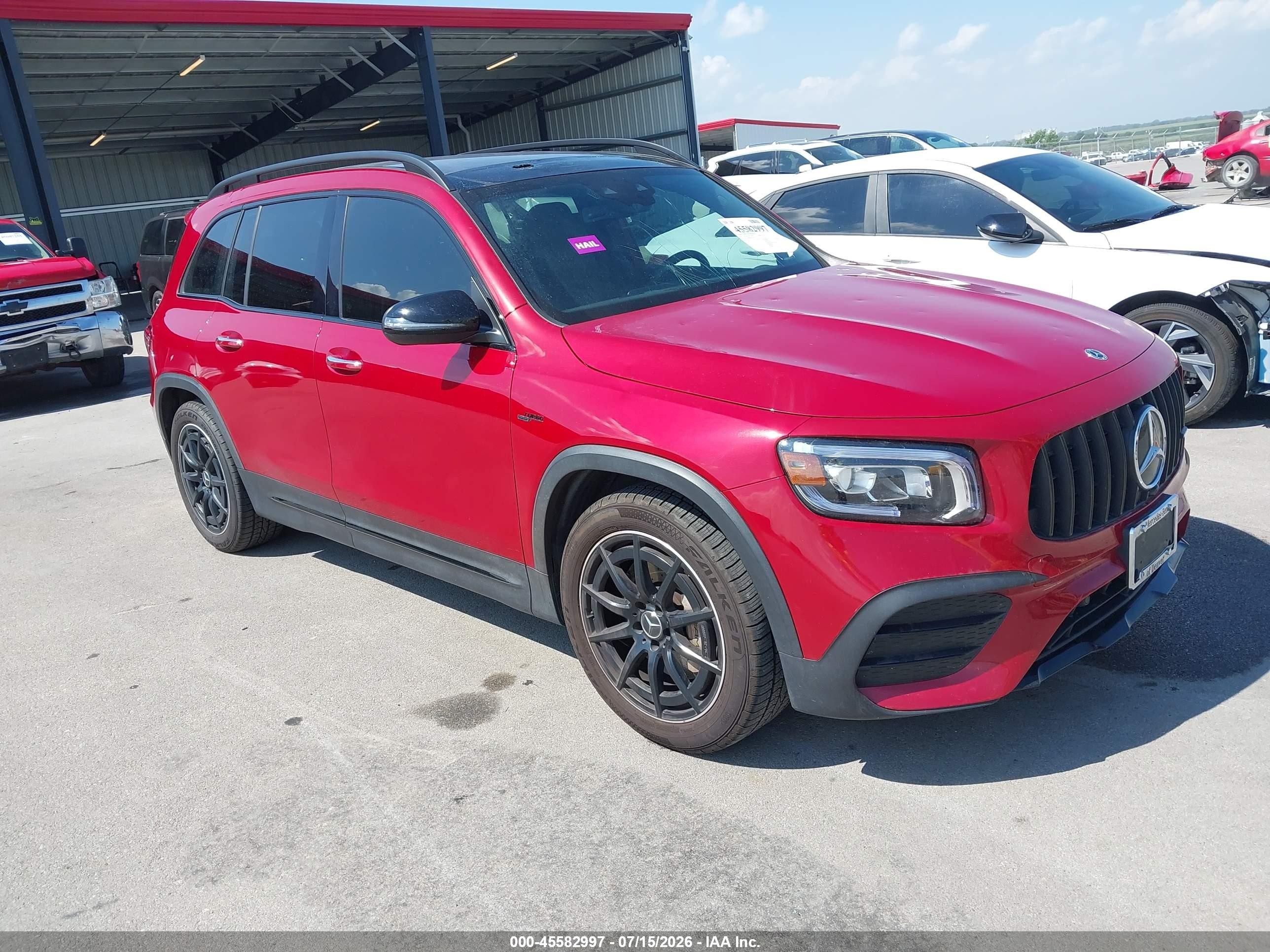 2023 Mercedes-Benz GLB-Class VIN W1N4M5BB1PW293408 — IAAI salvage auction photo
