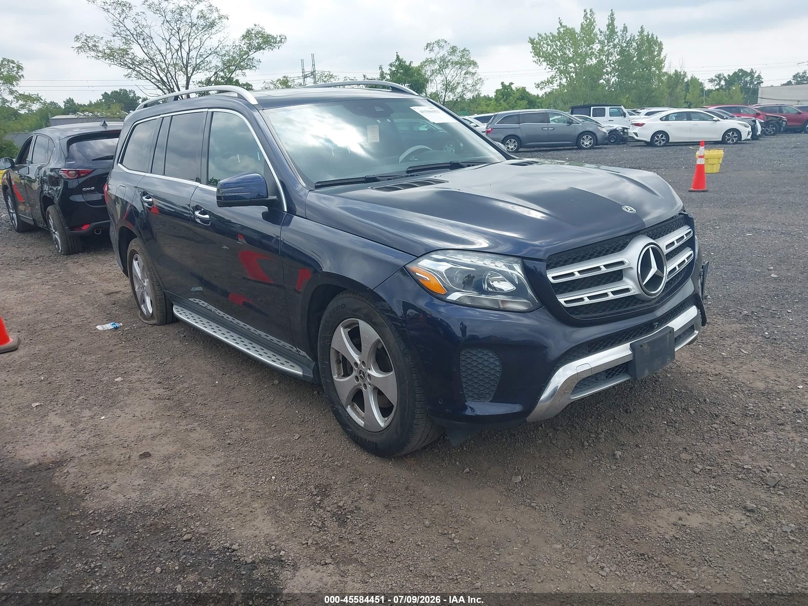 2017 Mercedes-Benz GLS-Class VIN 4JGDF6EE8HA951068 — IAAI salvage auction photo