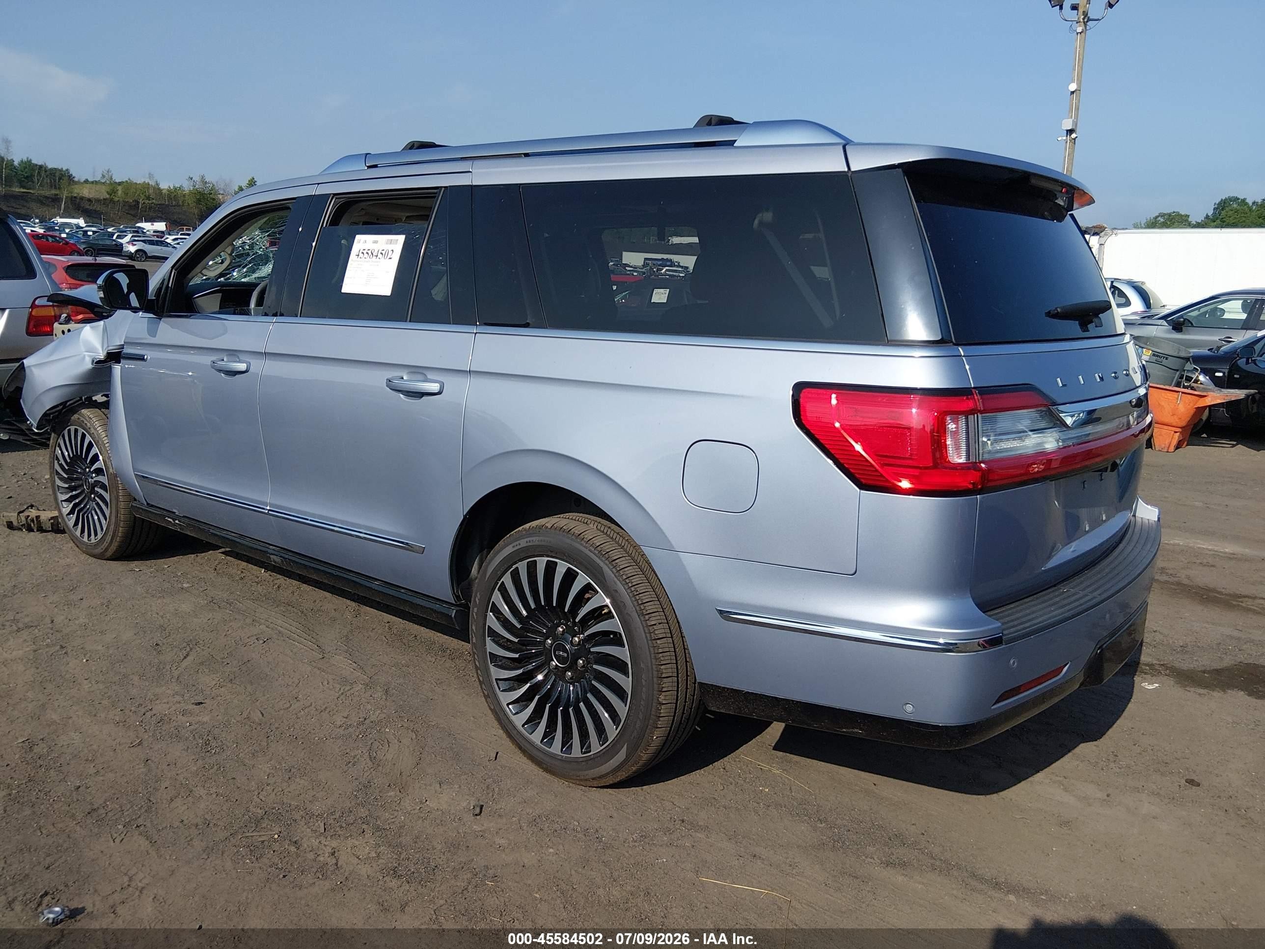 2021 Lincoln Navigator VIN 5LMJJ3TT0MEL00471 IAAI salvage auction — Front End, Salvage (Pennsylvania), sold $12,900 on 2026-09-14 (photo 3)