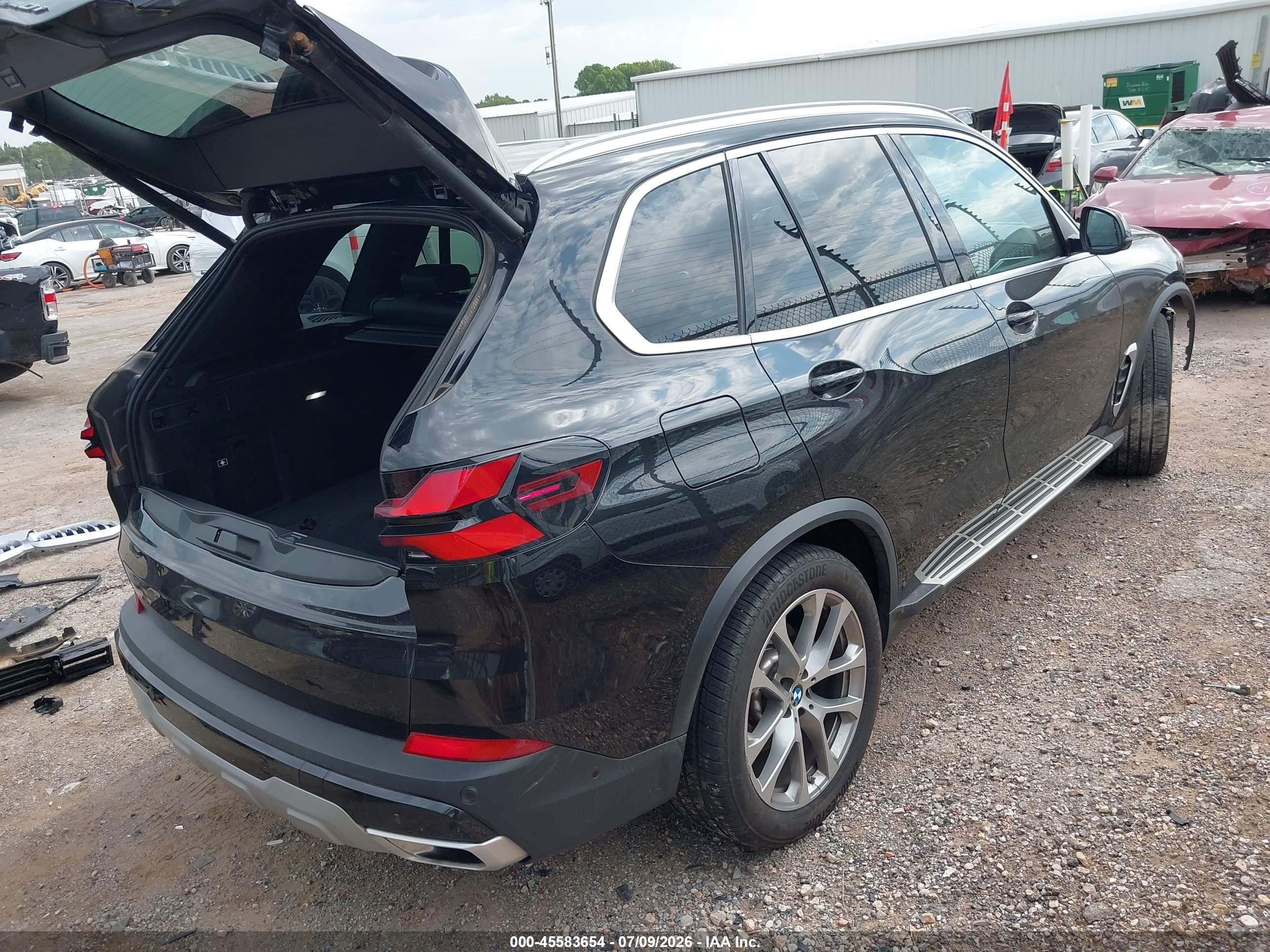 2026 BMW X5 VIN 5UX13EU07T9052842 IAAI salvage auction — Front End, Enterprise Vehicles Clear Only (Texas), sold $30,750 on 2026-07-12 (photo 4)