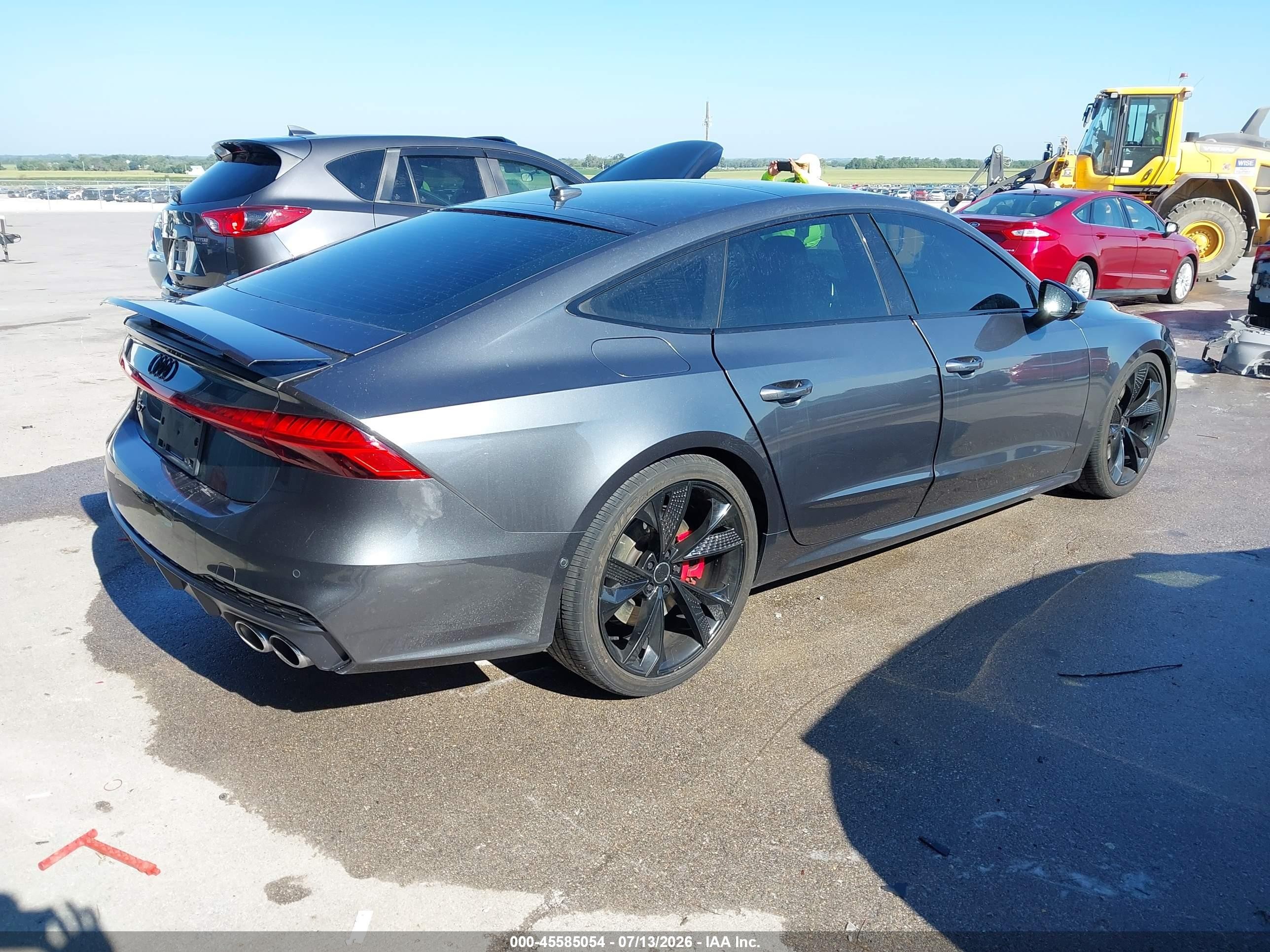 2021 Audi S7 VIN WAUSFBF21MN035034 IAAI salvage auction — Unknown, Certificate Of Title (Nebraska), sold $25,450 on 2026-08-13 (photo 4)