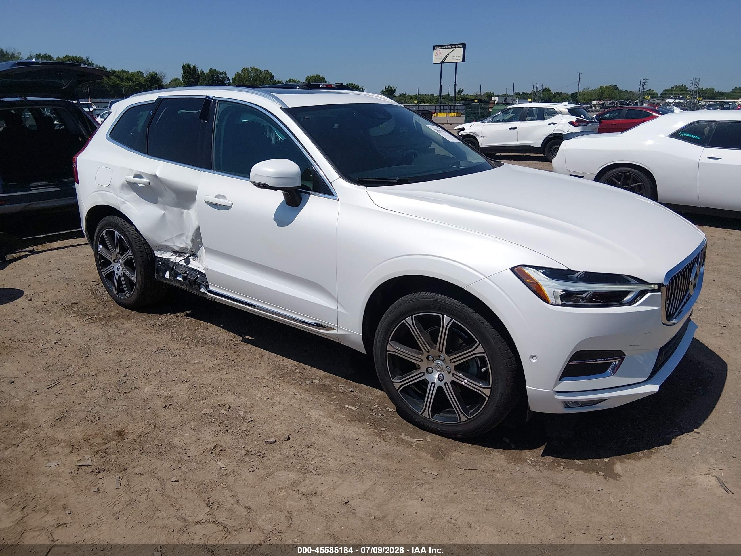 2021 Volvo XC60 VIN YV4102RL5M1686207 — IAAI salvage auction photo