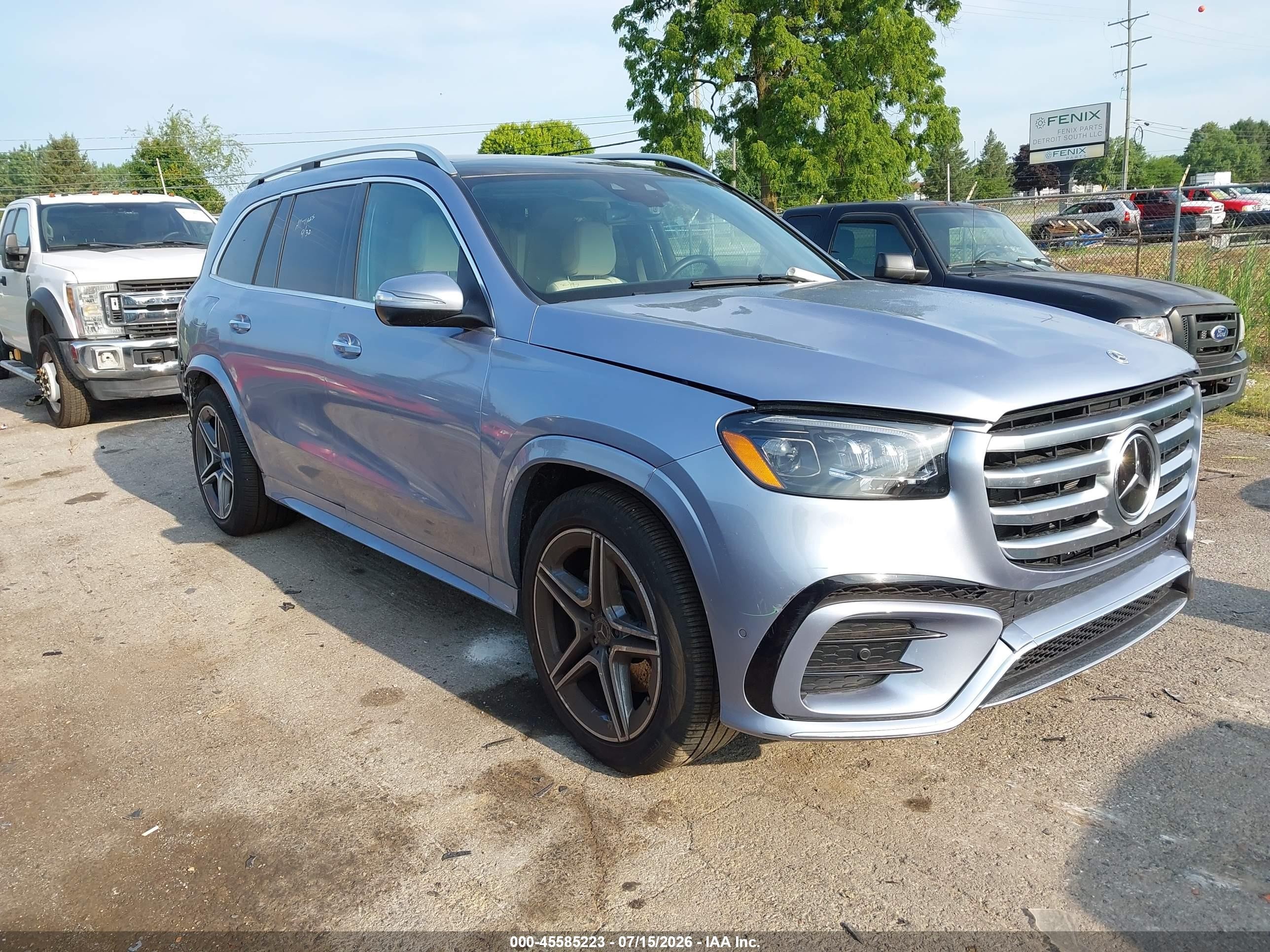 2025 Mercedes-Benz GLS-Class VIN 4JGFF5KE5SB407457 — IAAI salvage auction photo