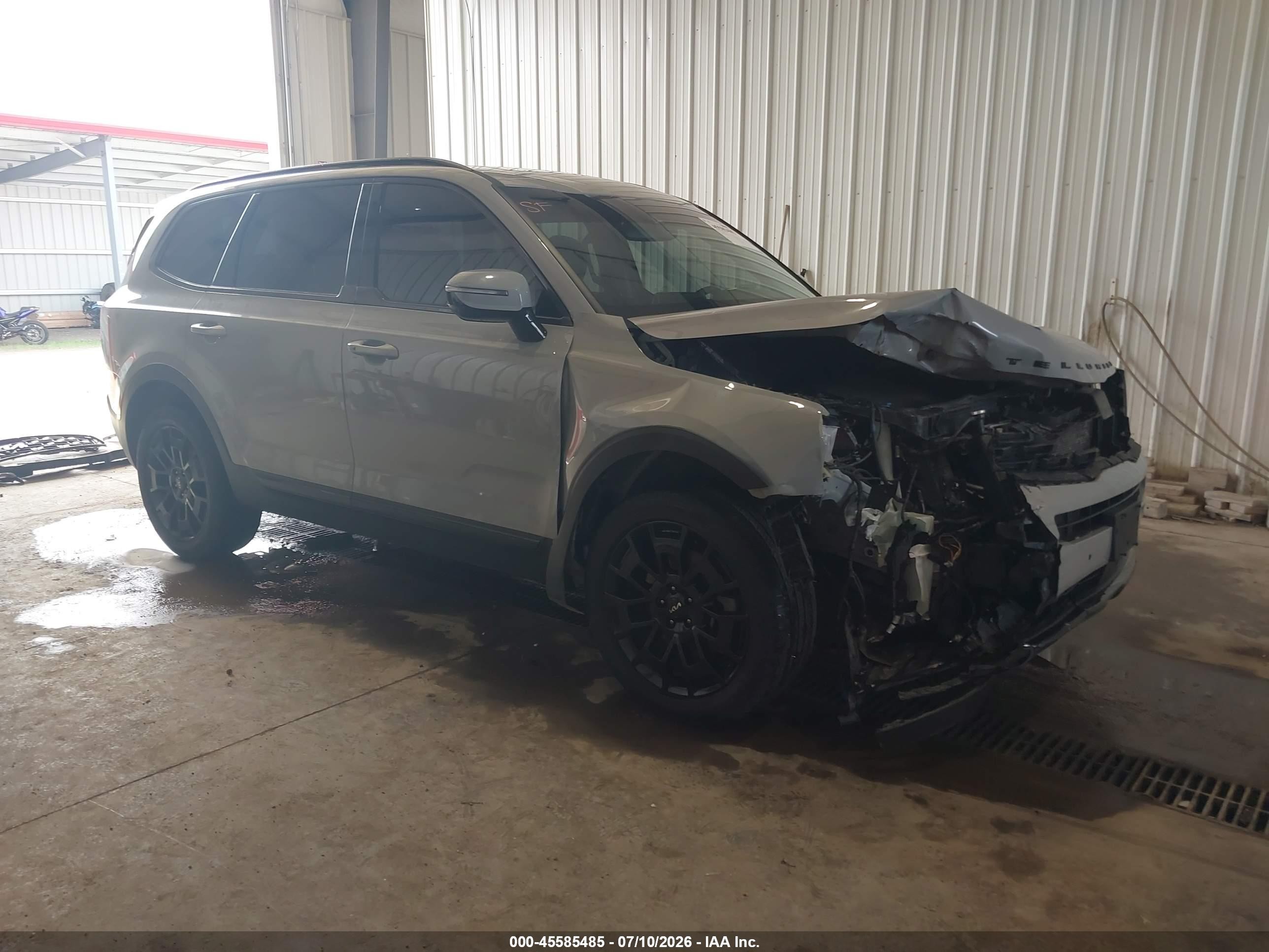 2022 Kia Telluride VIN 5XYP5DHC4NG203528 — IAAI salvage auction photo