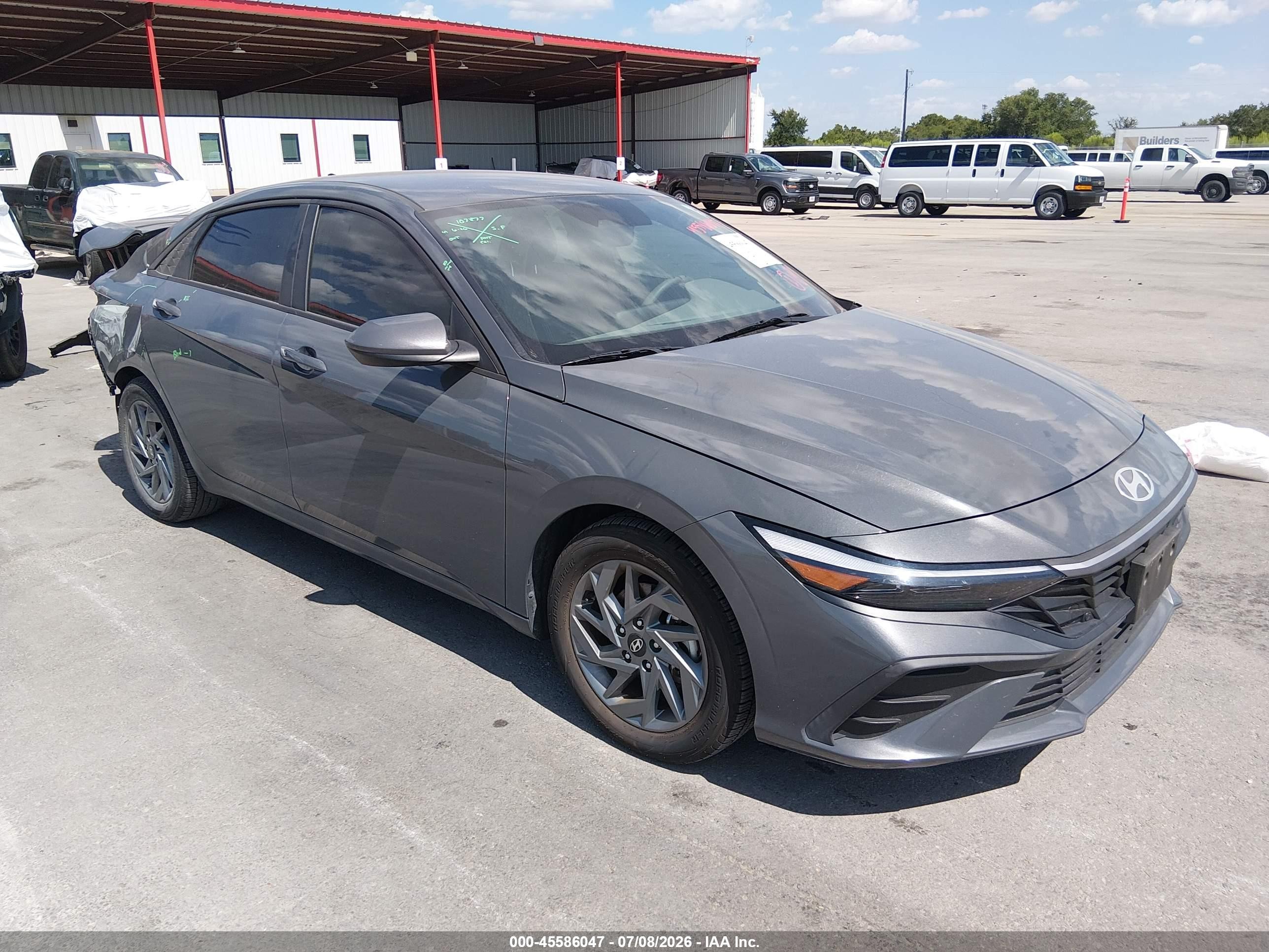 2024 Hyundai Elantra VIN KMHLM4DG6RU815045 IAAI salvage auction — Rear End, Original (Texas), sold $6,150 on 2026-09-03 (photo 1)