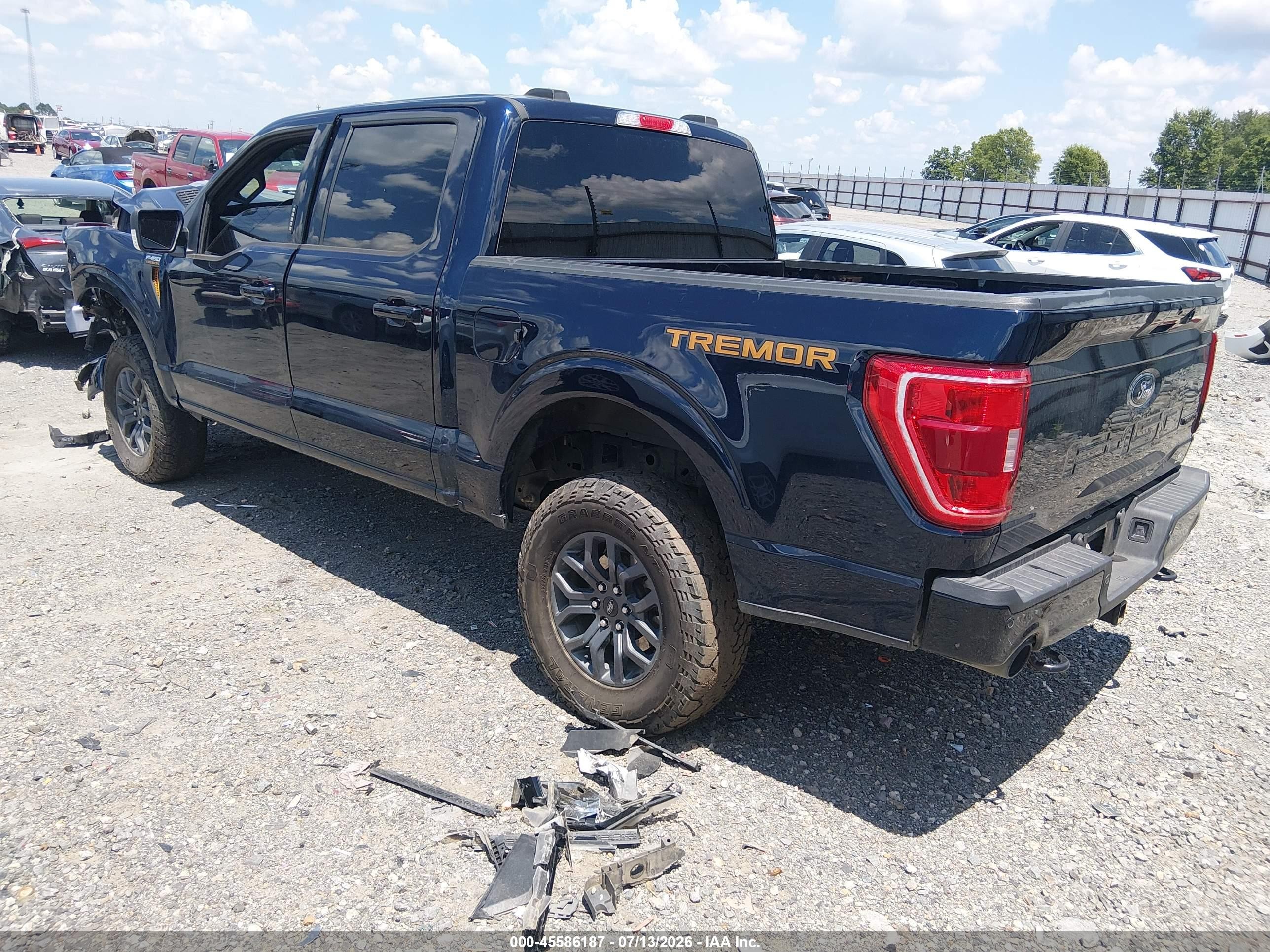 2023 Ford F-150 VIN 1FTFW1E57PFA48010 IAAI salvage auction — Front End, Salvage (Tennessee), sold $13,100 on 2026-08-30 (photo 3)