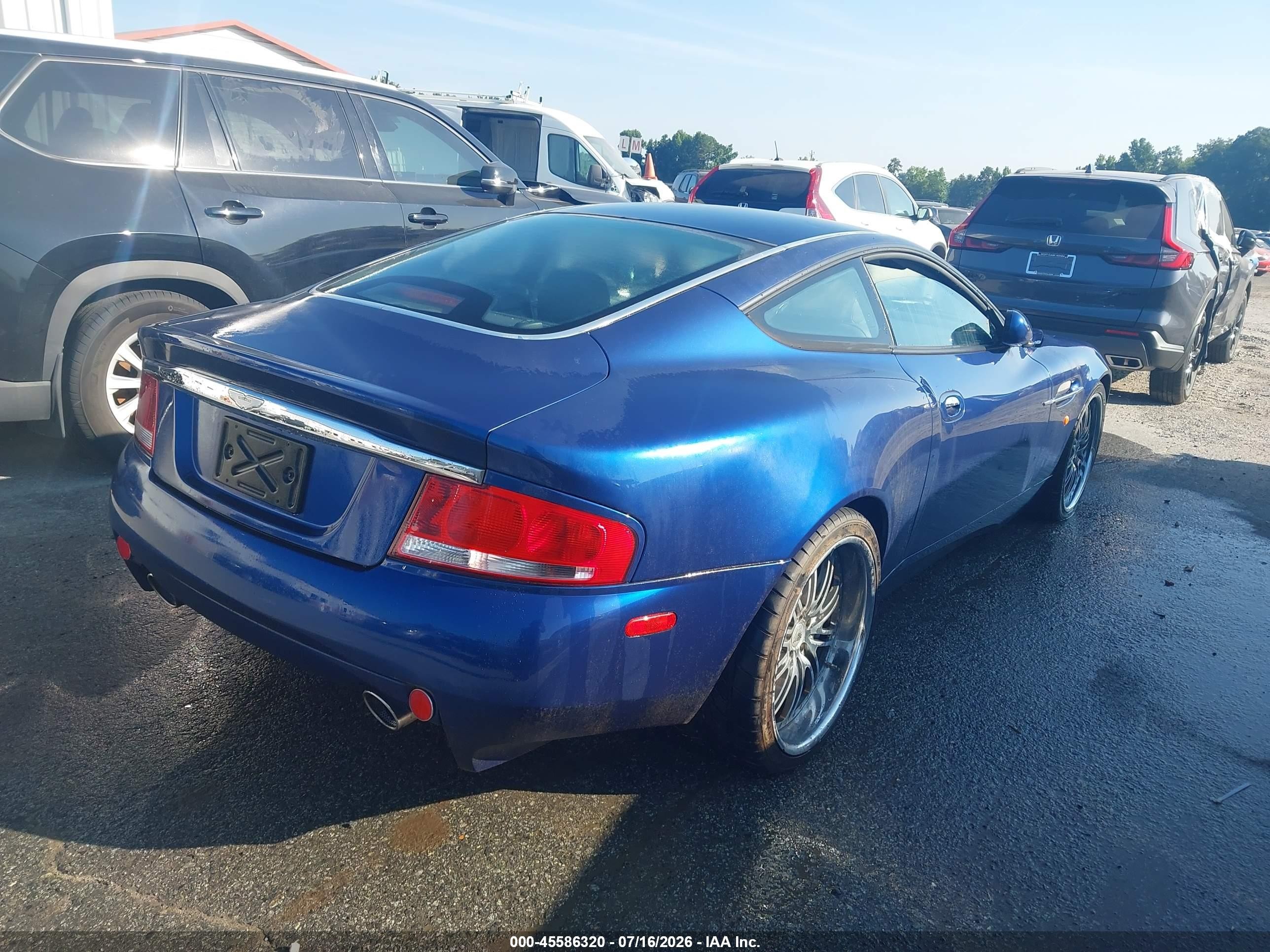 2002 Aston martin Vanquish VIN SCFAC23382B500297 IAAI salvage auction — Rear End, Salvage (North Carolina), sold $21,000 on 2026-08-17 (photo 4)