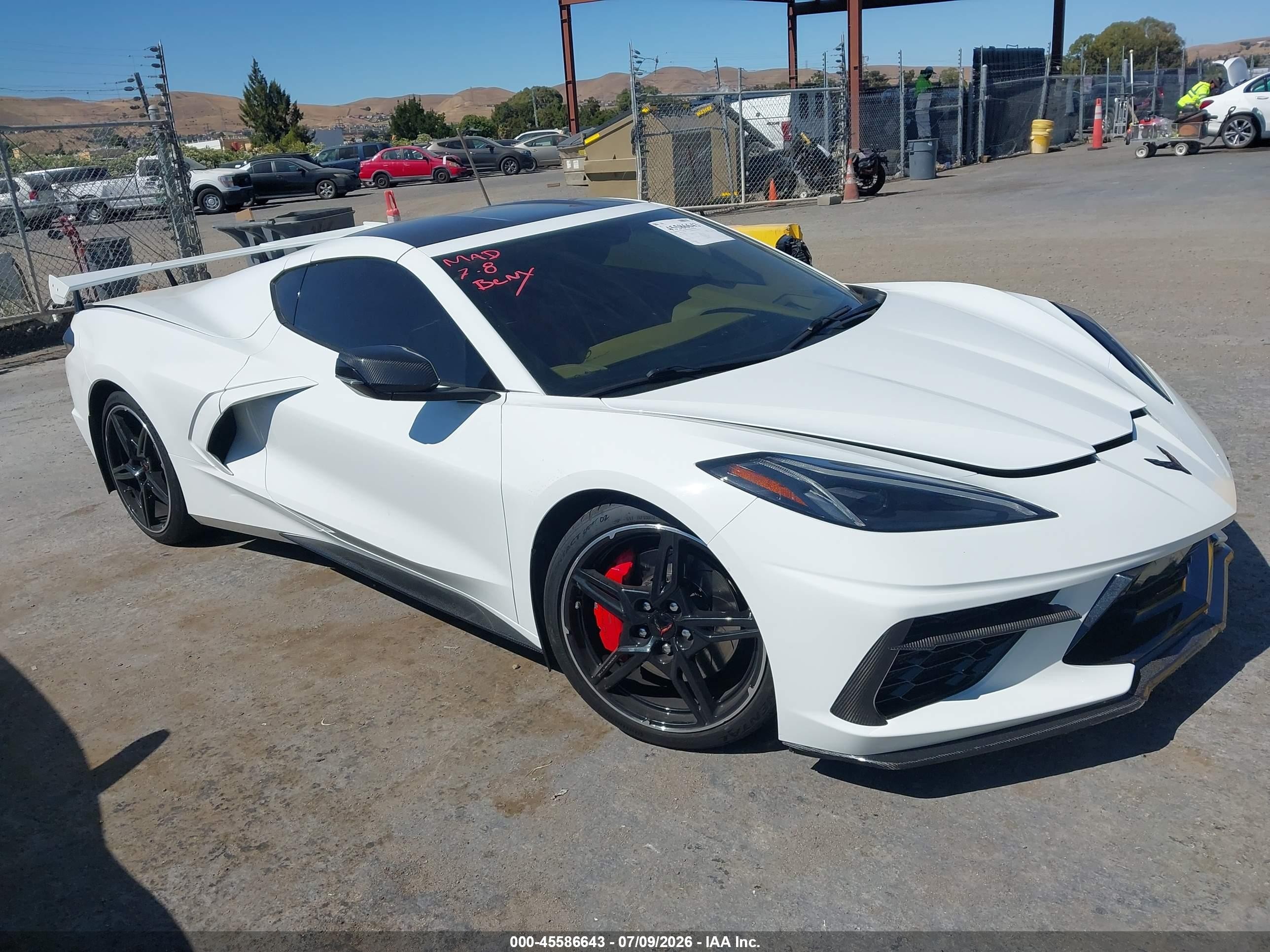 2023 Chevrolet Corvette Stingray VIN 1G1YC2D44P5123681 — IAAI salvage auction photo