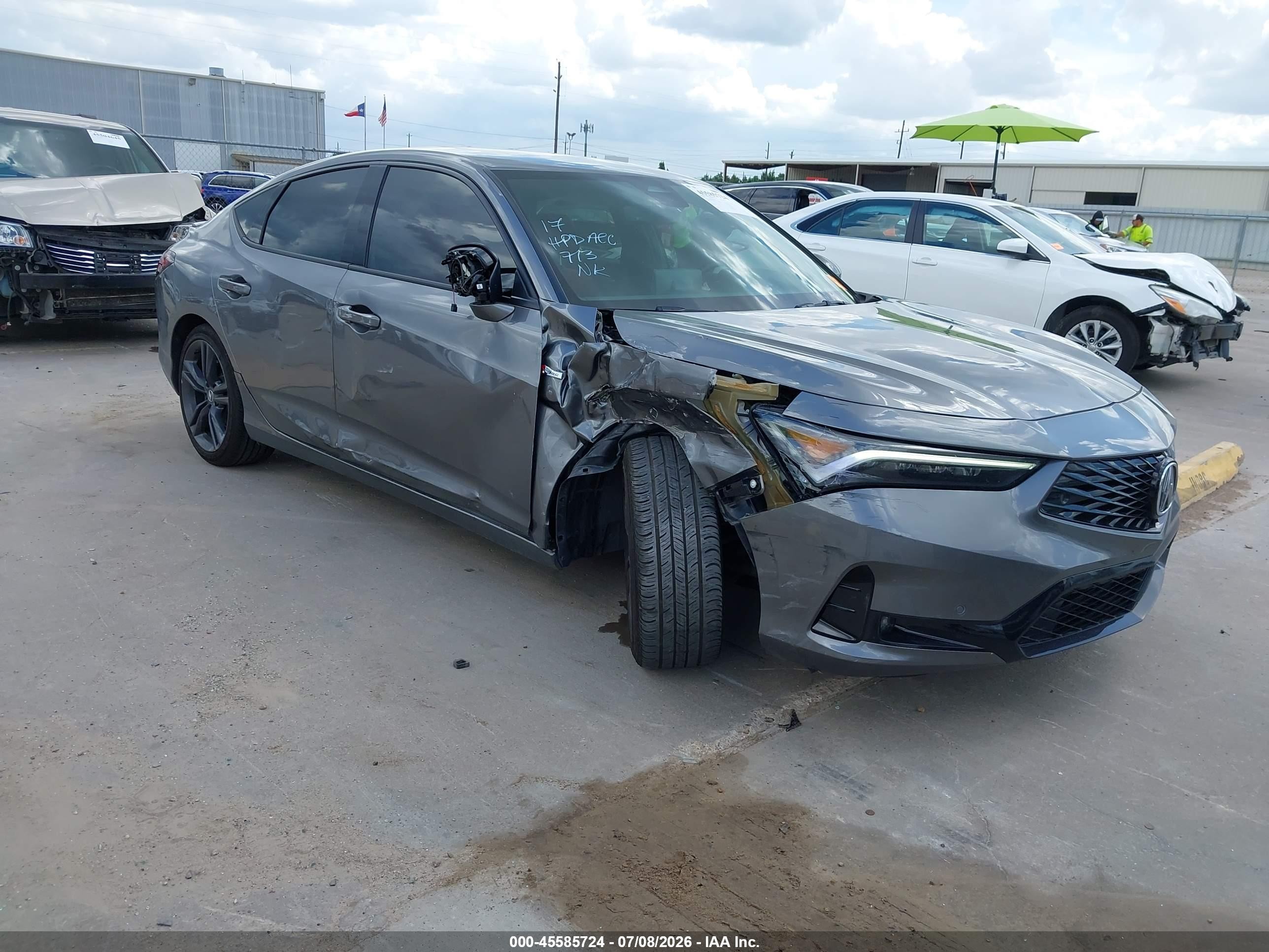 2025 Acura Integra VIN 19UDE4H60SA010657 — IAAI salvage auction photo