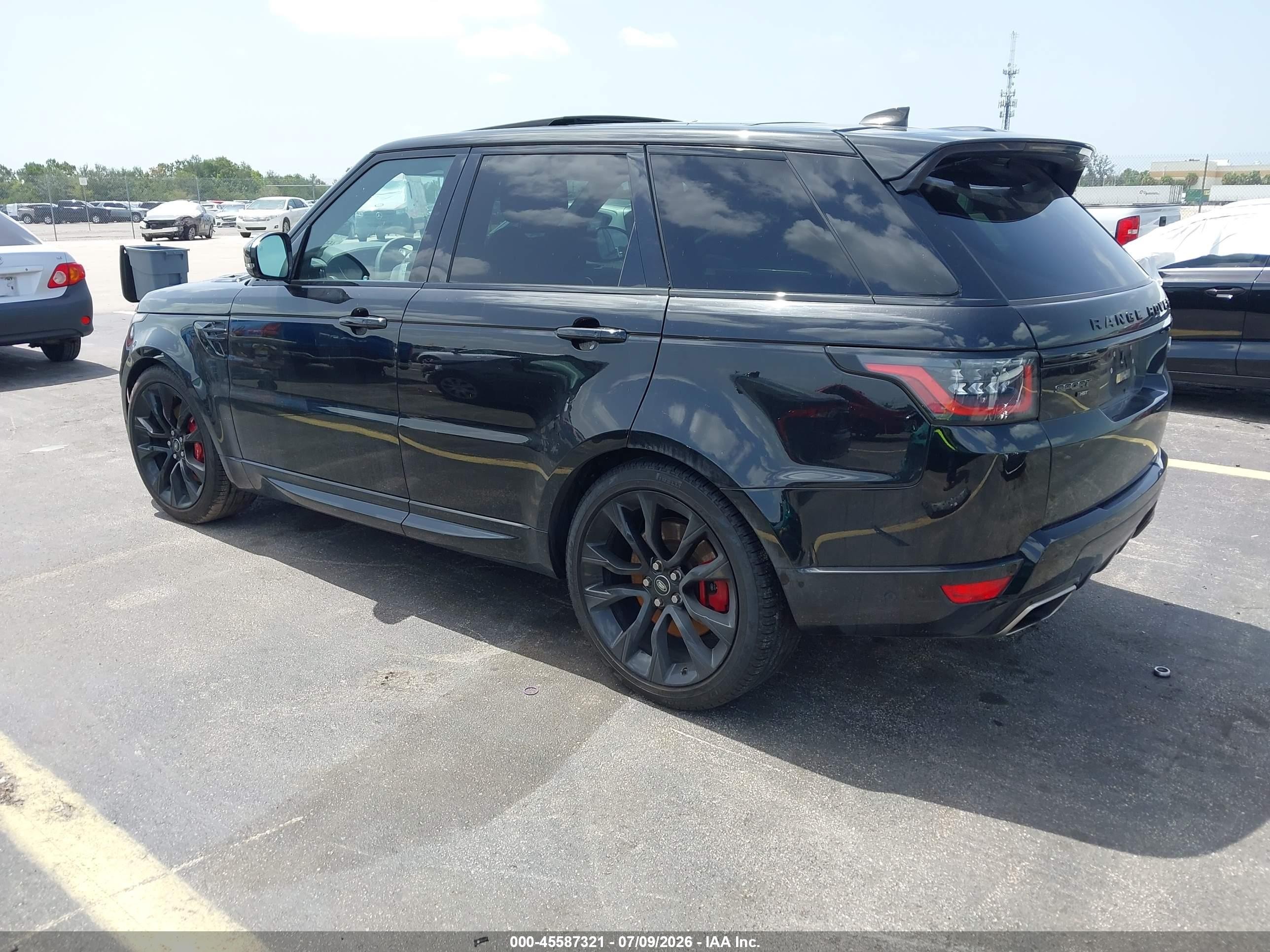 2021 Land Rover Range Rover Sport VIN SALWS2RU5MA776106 IAAI salvage auction — Theft, Rebuildable (Florida), sold $21,100 on 2026-09-17 (photo 3)