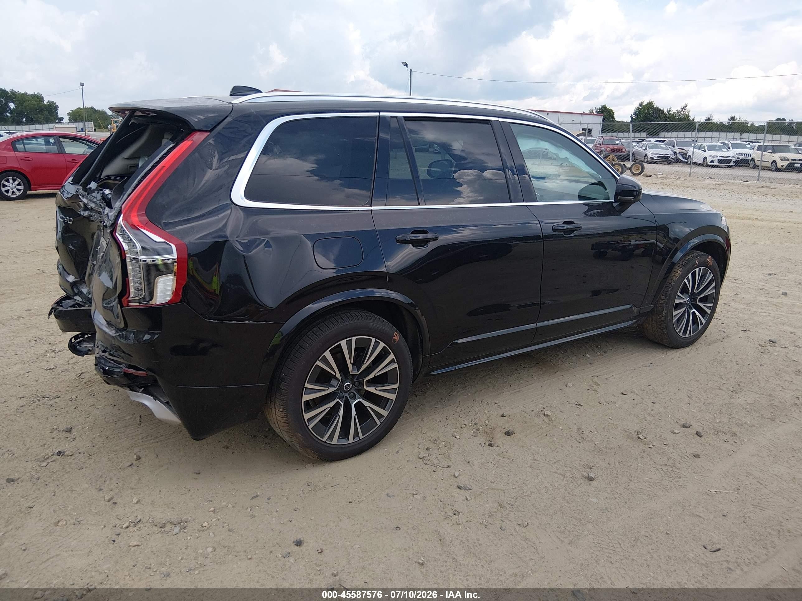 2020 Volvo Xc90 VIN YV4102PK7L1620198 IAAI salvage auction — Rear End, Salvage (Georgia), sold $8,700 on 2026-09-03 (photo 4)