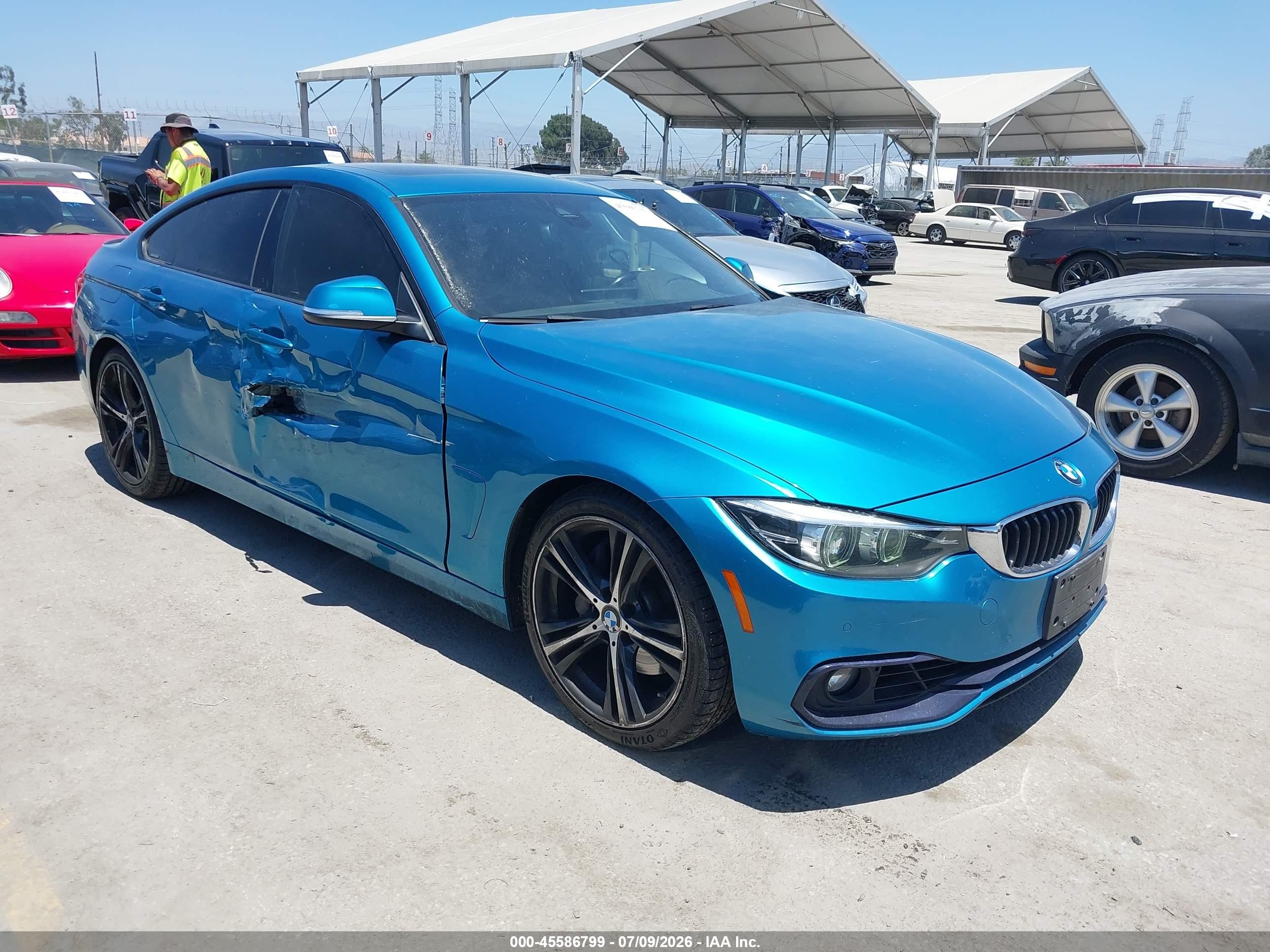 2018 BMW 4 Series VIN WBA4J5C50JBM64878 — IAAI salvage auction photo