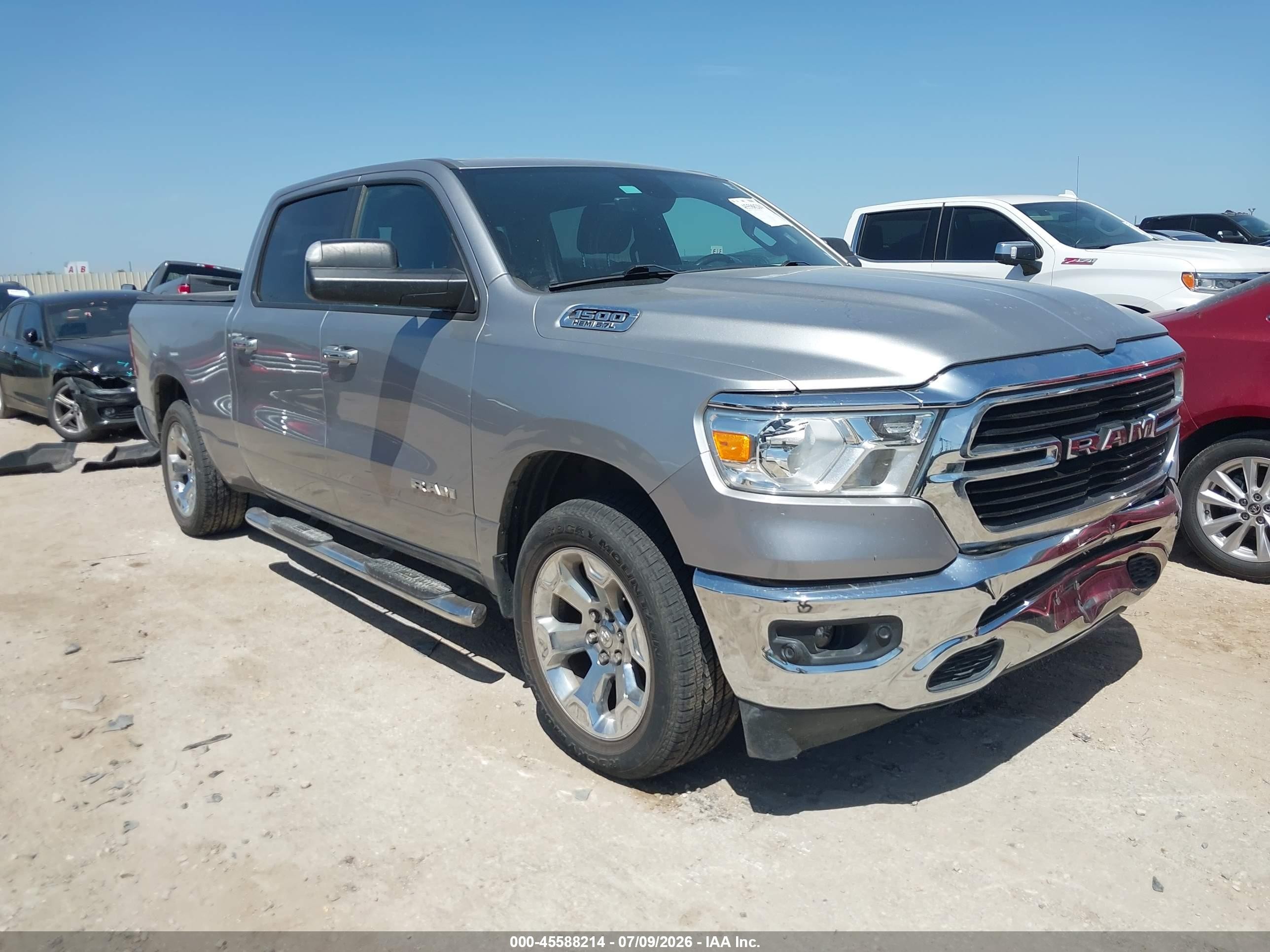 2019 Ram 1500 VIN 1C6SRFMT3KN911779 — IAAI salvage auction photo