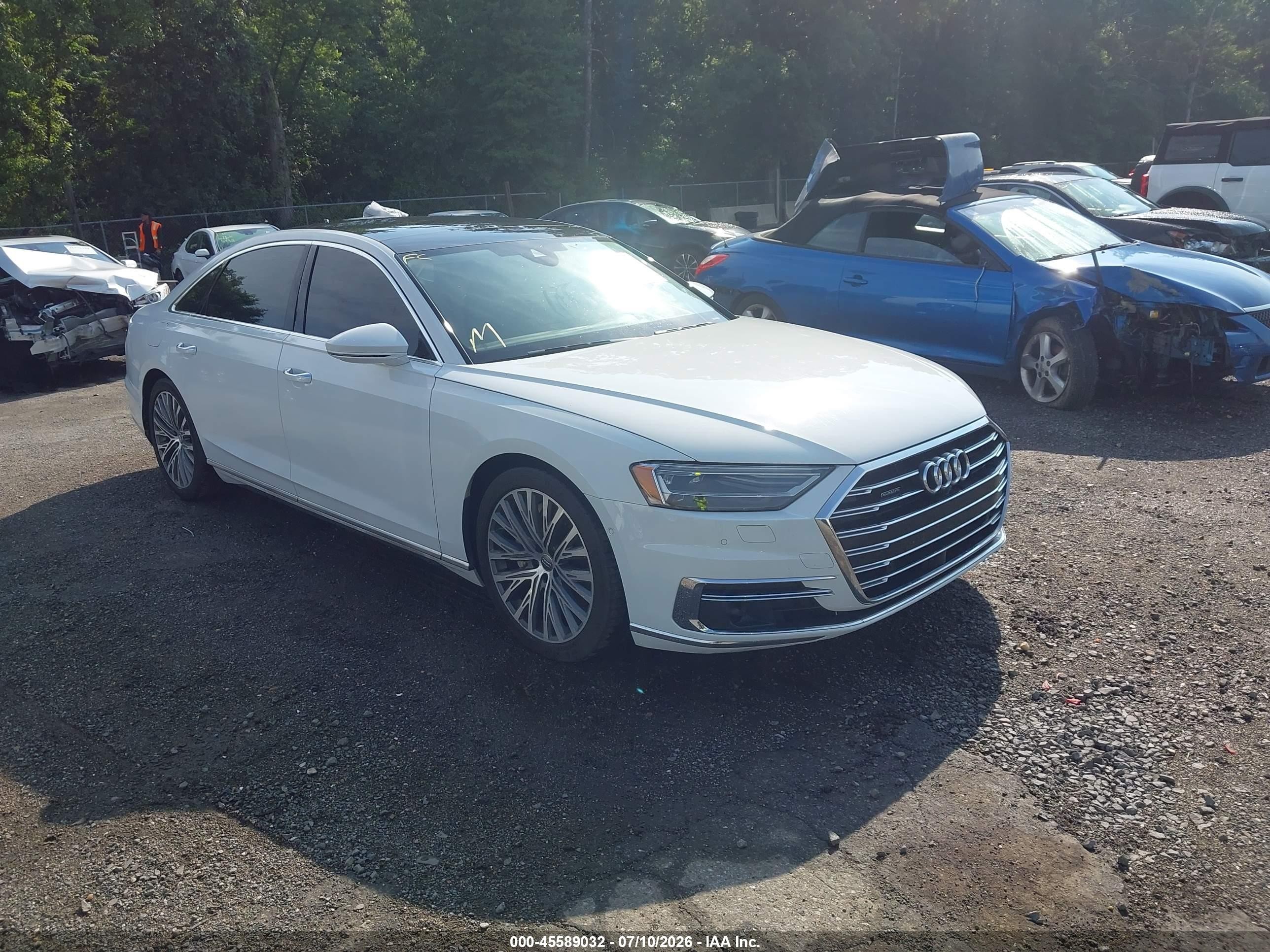 2019 Audi VIN WAU8DAF88KN014113 IAAI salvage auction — Unknown, Salvage - 75% Or Less (Maryland), sold $12,300 on 2026-10-01 (photo 1)