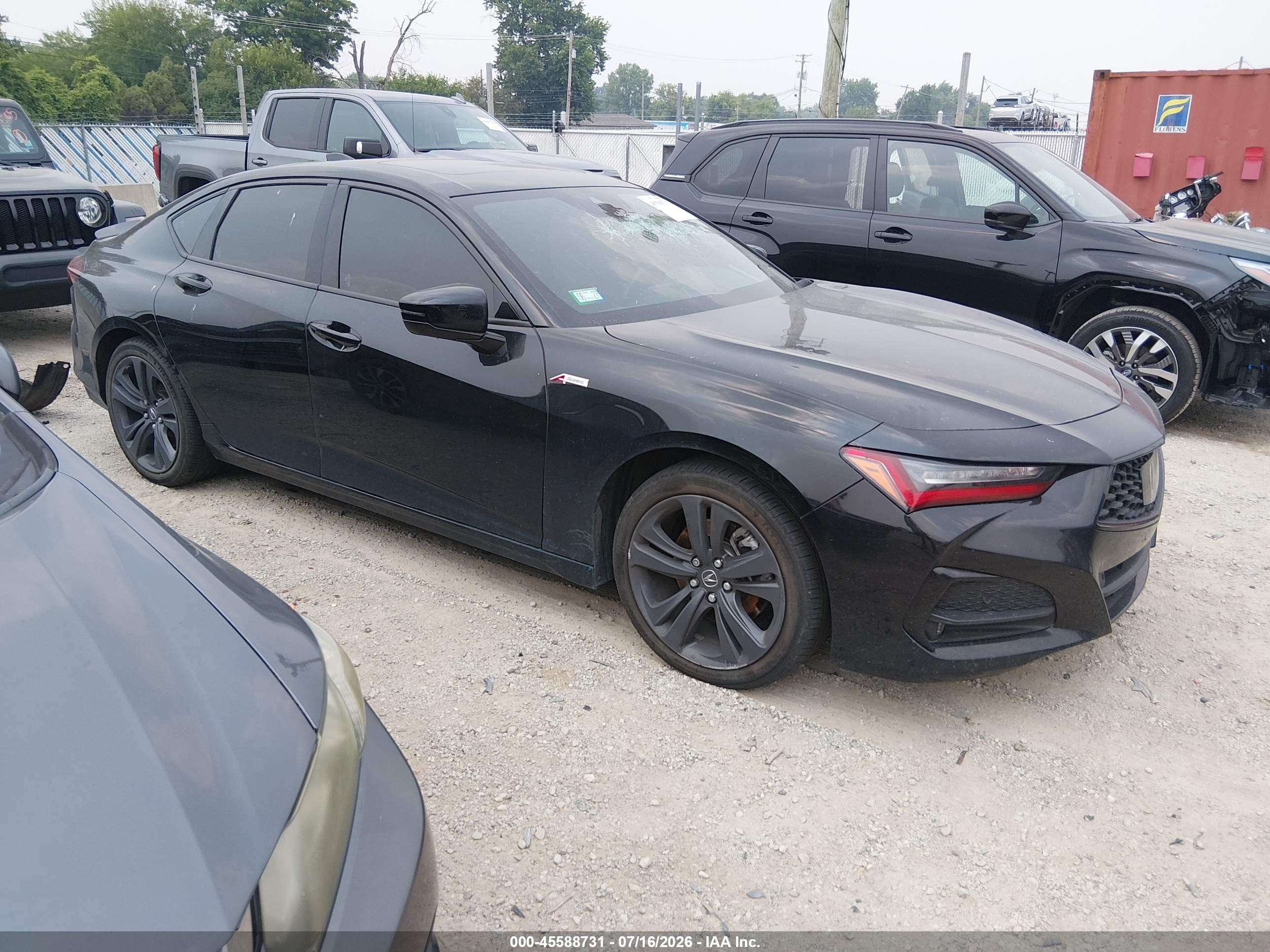 2023 Acura TLX VIN 19UUB6F59PA000554 — IAAI salvage auction photo