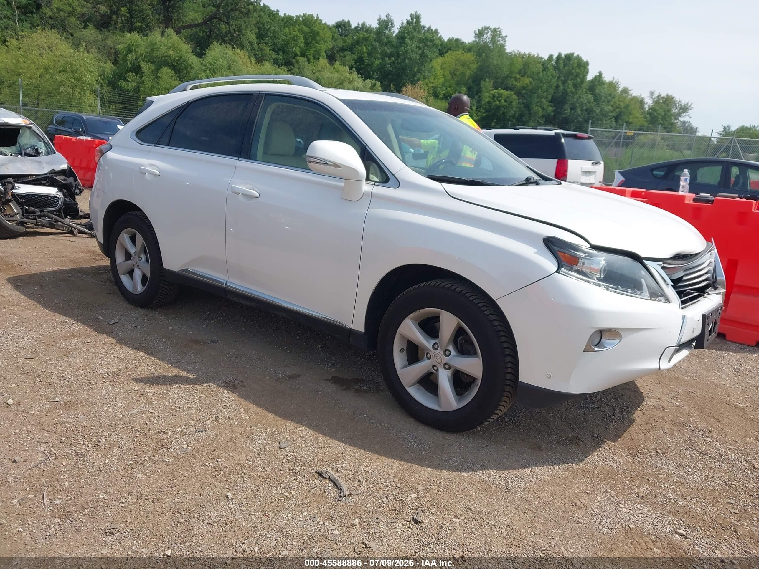 2013 Lexus RX 350 VIN 2T2BK1BA2DC184492 — IAAI salvage auction photo