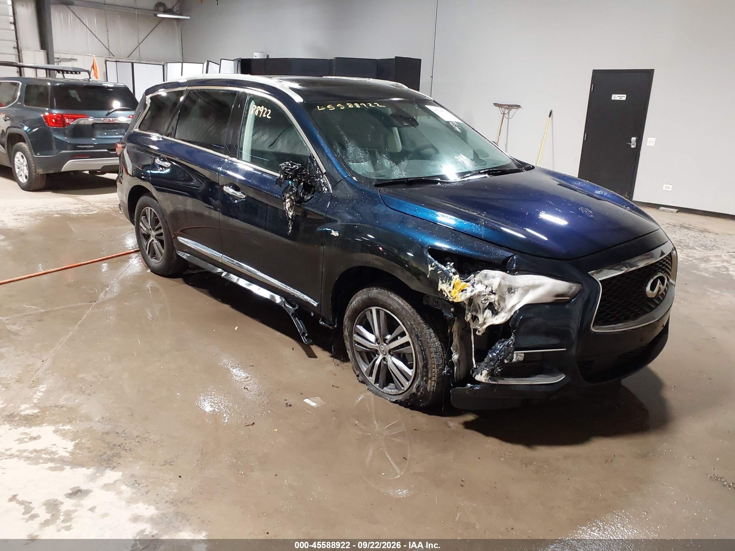 2020 Infiniti QX60 VIN 5N1DL0MM5LC506461 — IAAI salvage auction photo