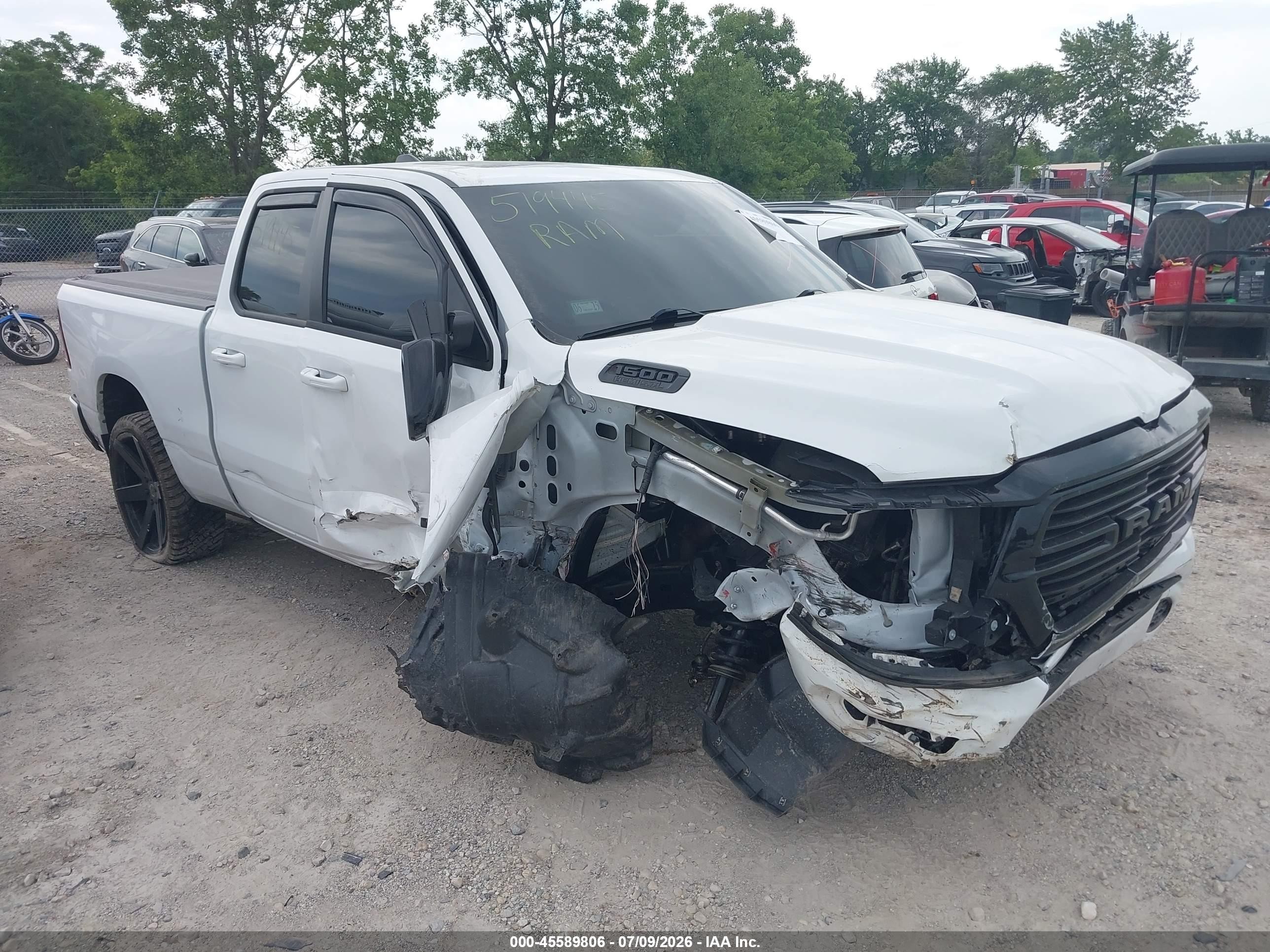 2021 Ram 1500 VIN 1C6SRFBT3MN831615 — IAAI salvage auction photo