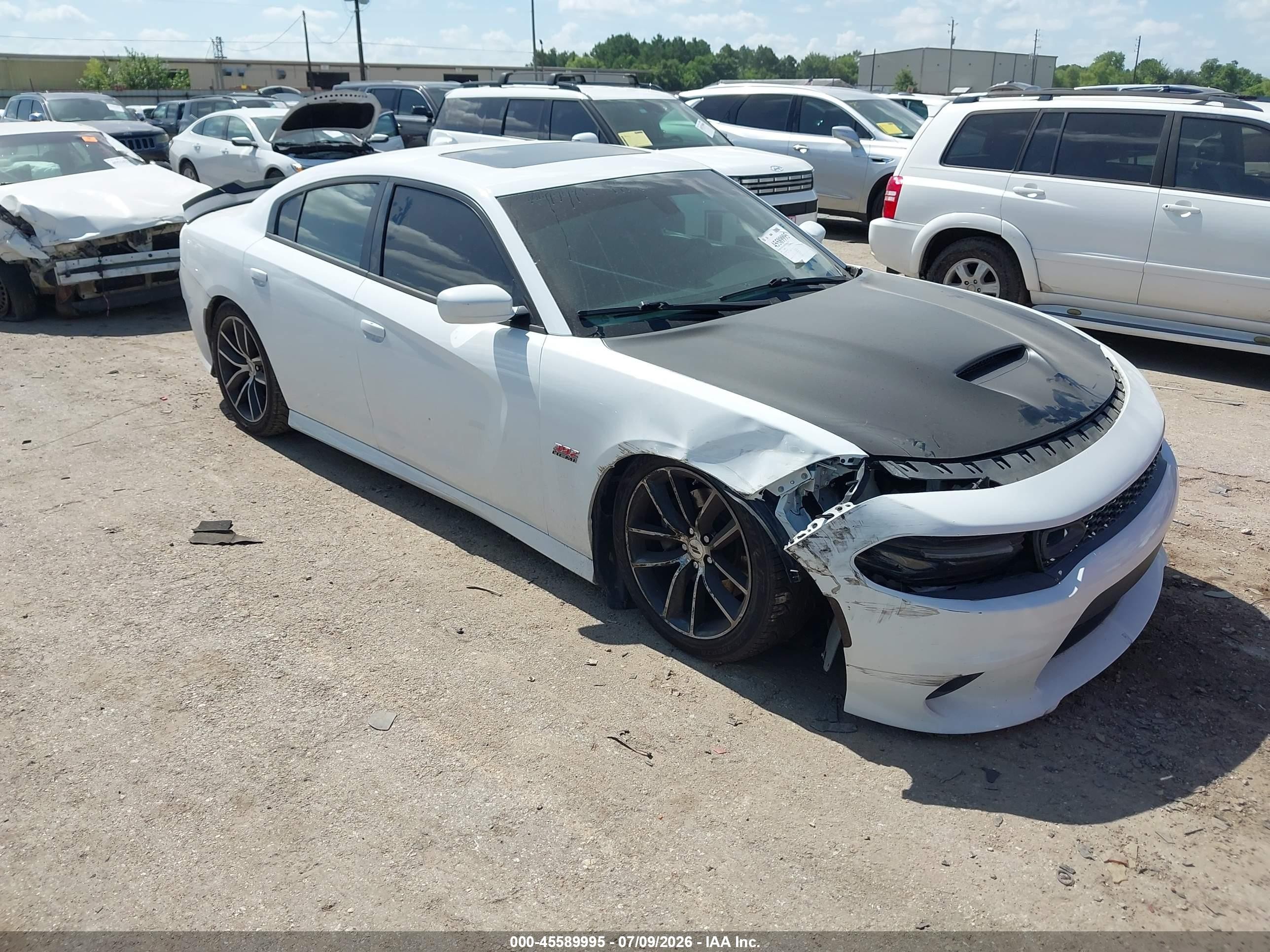 2018 Dodge Charger VIN 2C3CDXGJ0JH221334 — IAAI salvage auction photo