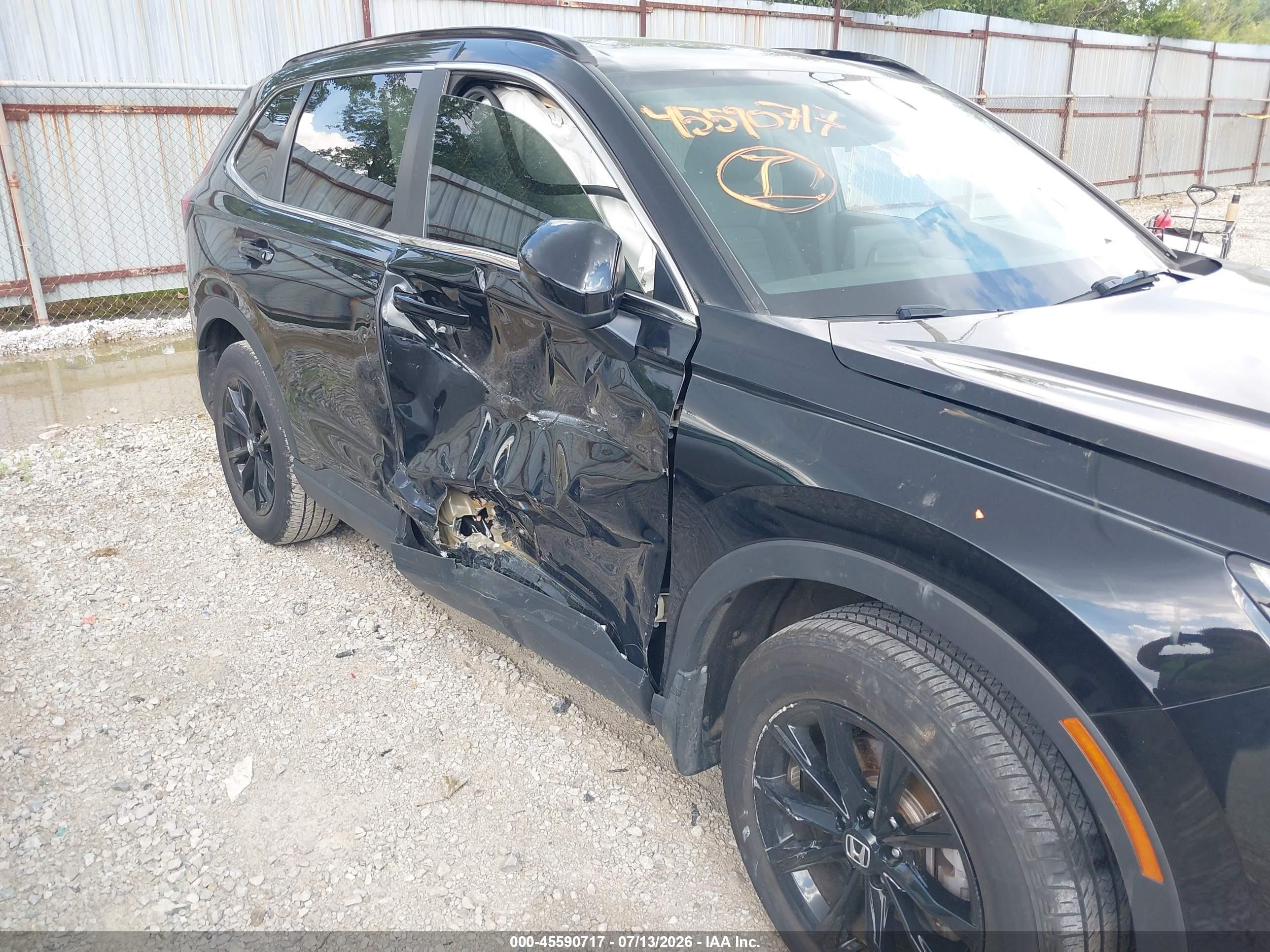 2025 Honda Cr-v VIN 5J6RS6H55SL023418 IAAI salvage auction — Side, Salvage (Ohio), sold $16,200 on 2026-09-09 (photo 6)