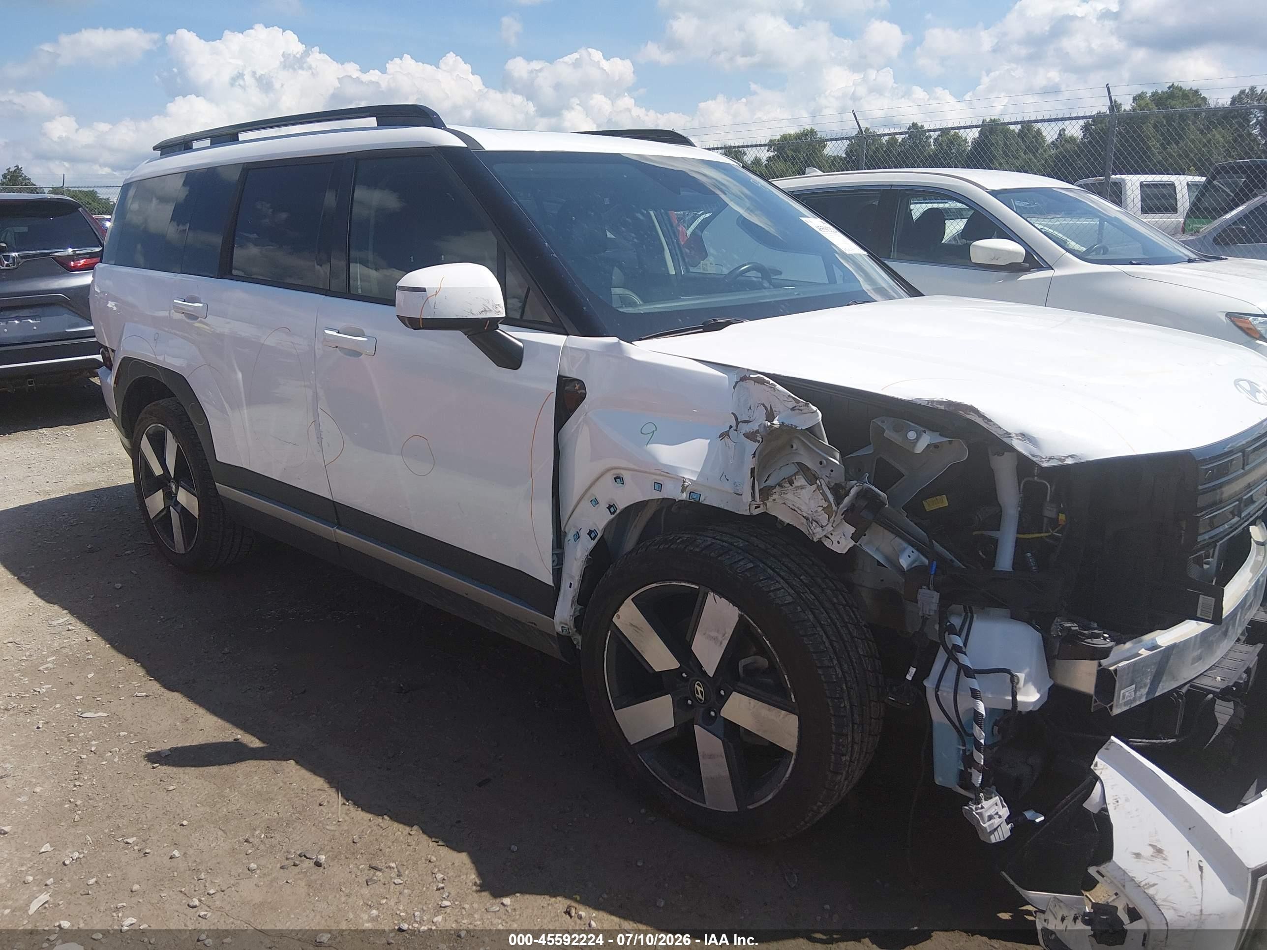 2025 Hyundai Santa Fe Hybrid VIN 5NMP3DG15SH028598 — IAAI salvage auction photo