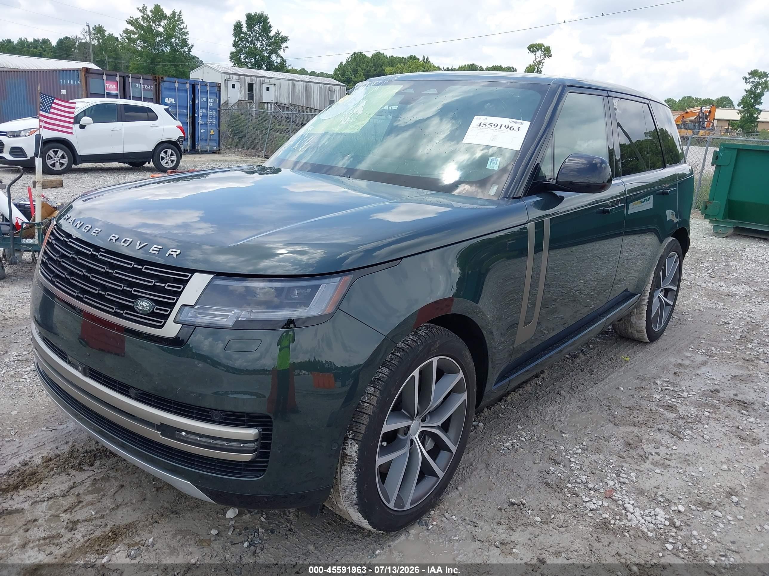 2025 Land Rover Range Rover VIN SALKP9E92SA296631 IAAI salvage auction — Unknown, Salvage (North Carolina), sold $71,000 on 2026-08-21 (photo 2)