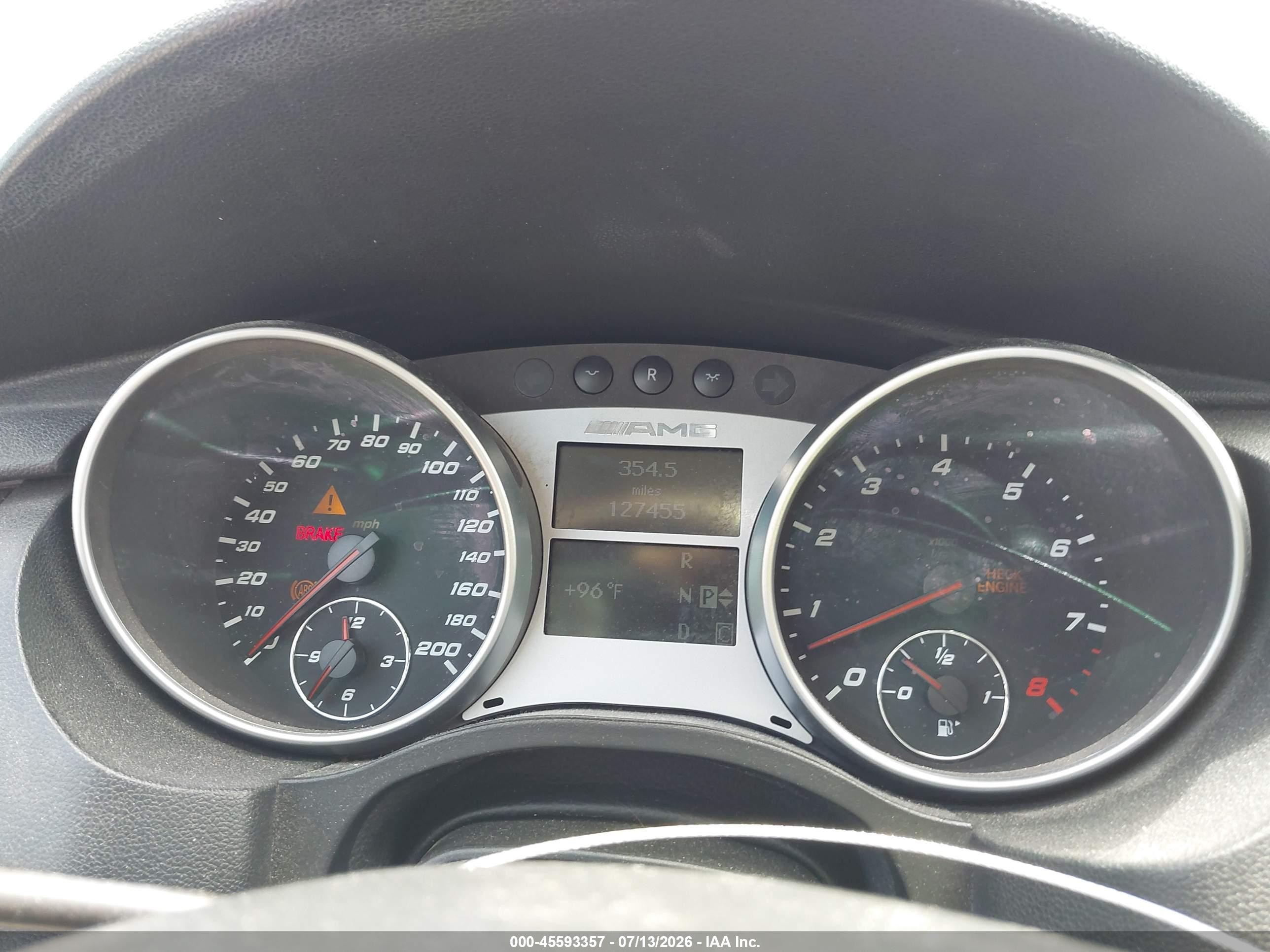 2007 Mercedes-benz R-class VIN 4JGCB77E37A041076 IAAI salvage auction — Water/Flood, Salvage (Texas), sold $13,200 on 2026-07-27 (photo 7)
